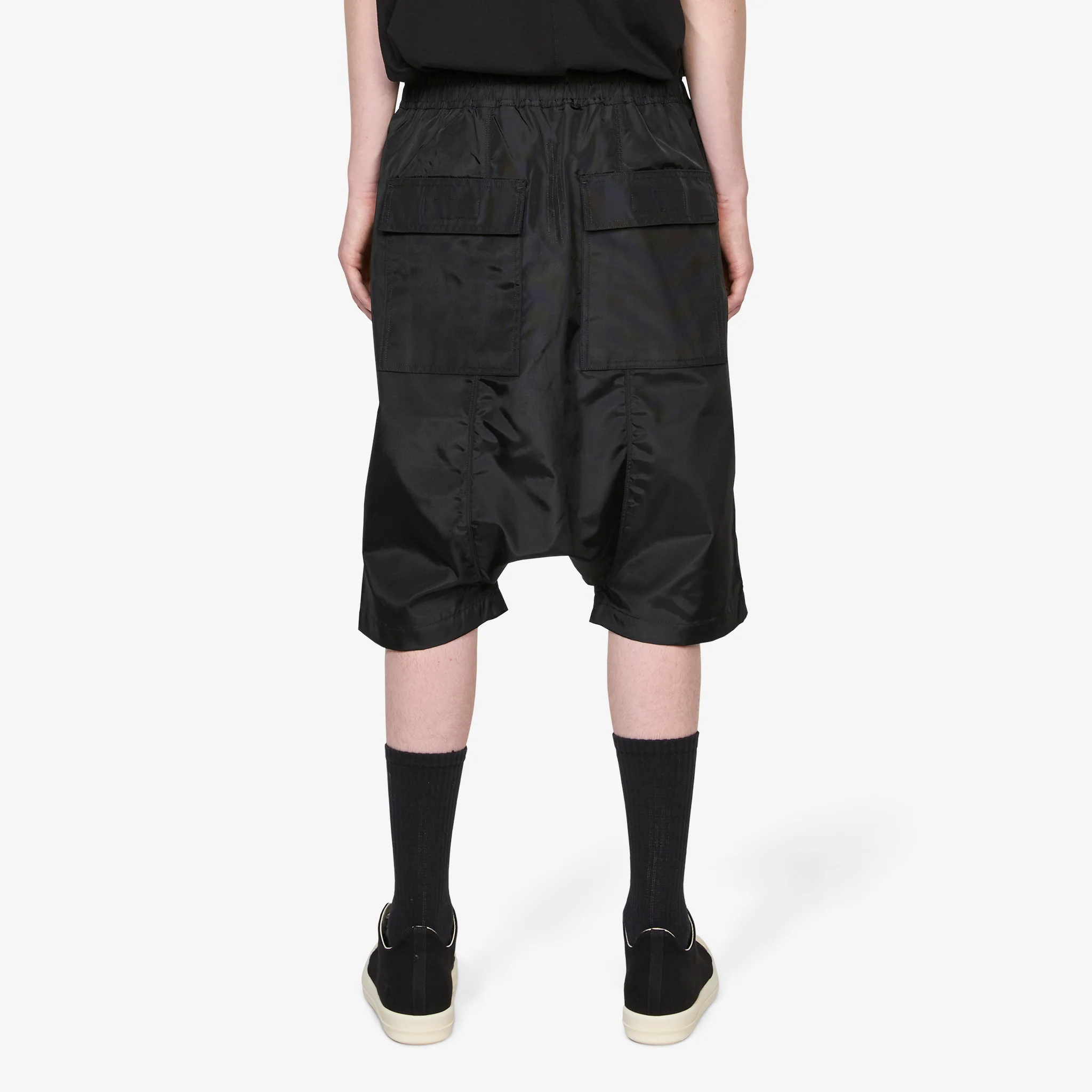 Drawstring Pods Black Nylon Canvas - Image 2