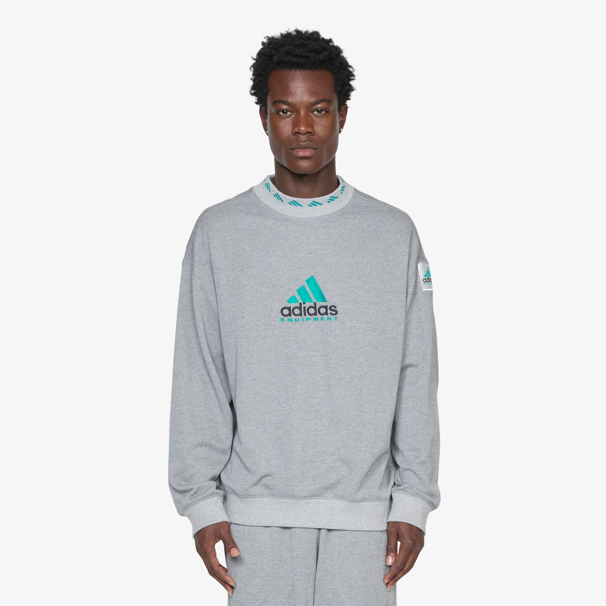 EQT Reflective Crewneck Sweatshirt Medium Grey Heather