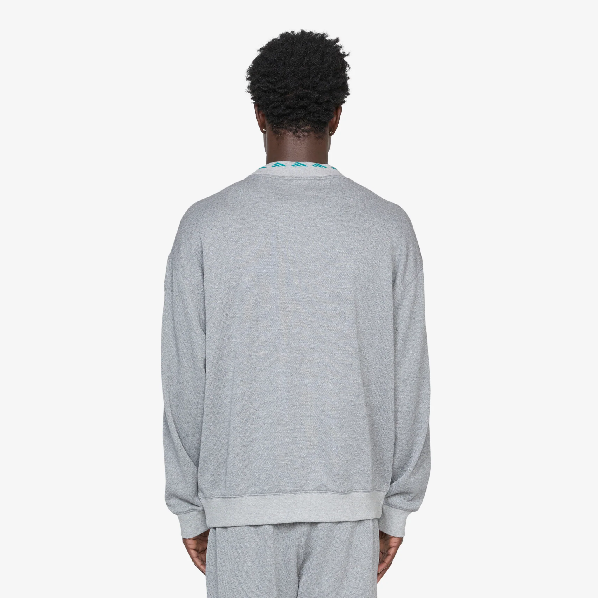 EQT Reflective Crewneck Sweatshirt Medium Grey Heather - Image 6