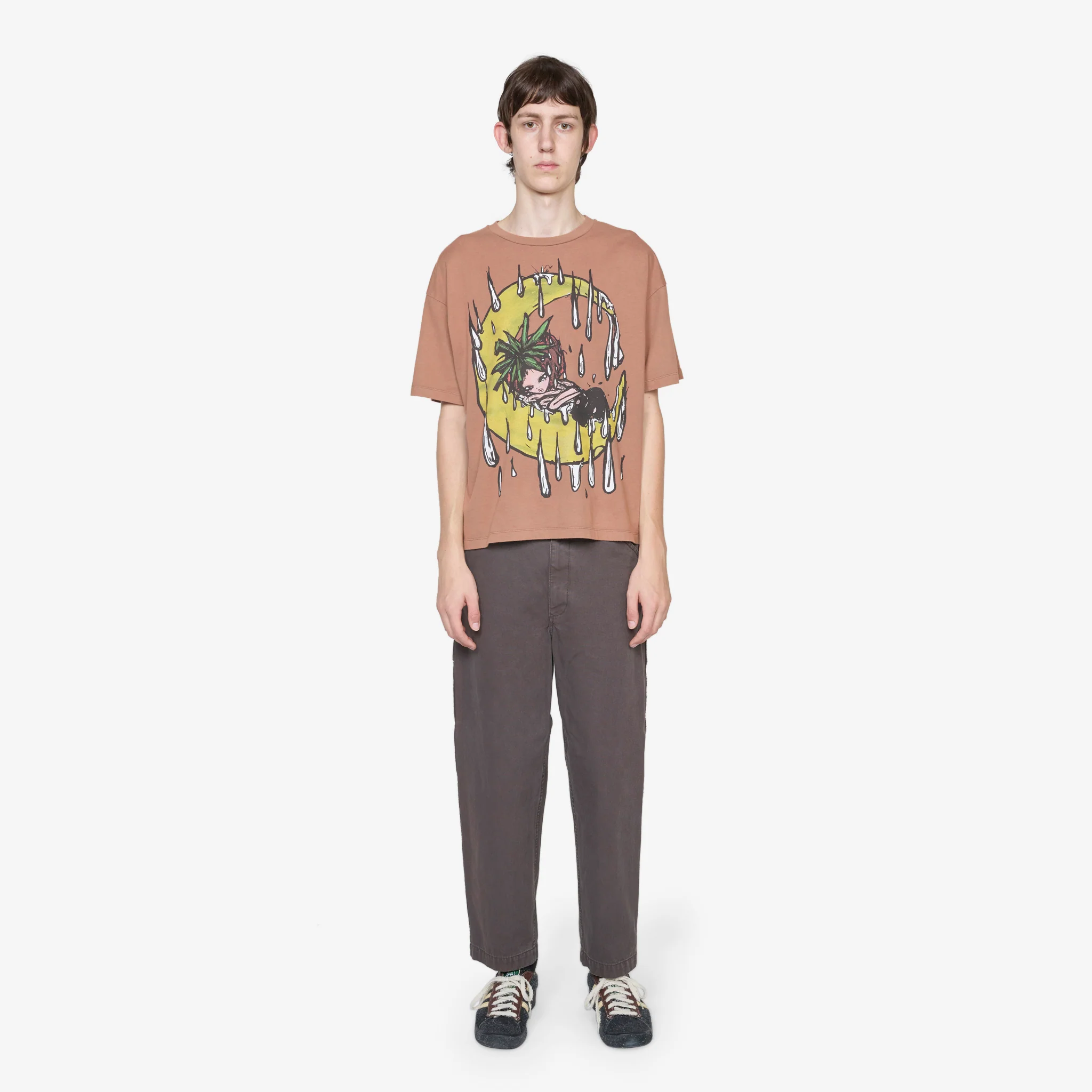Eri T-Shirt Knit Brown - Image 3