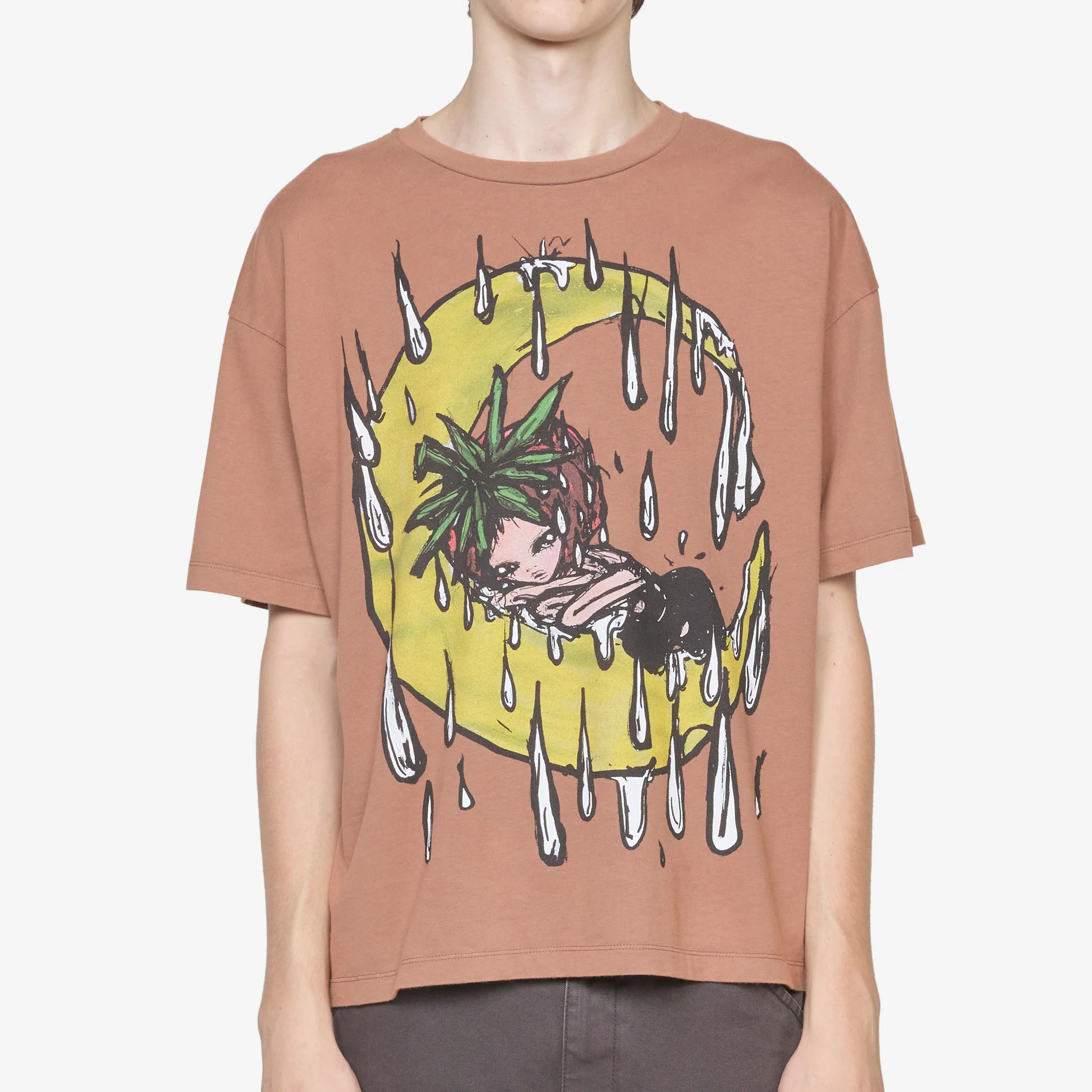 Eri T-Shirt Knit Brown - Image 4