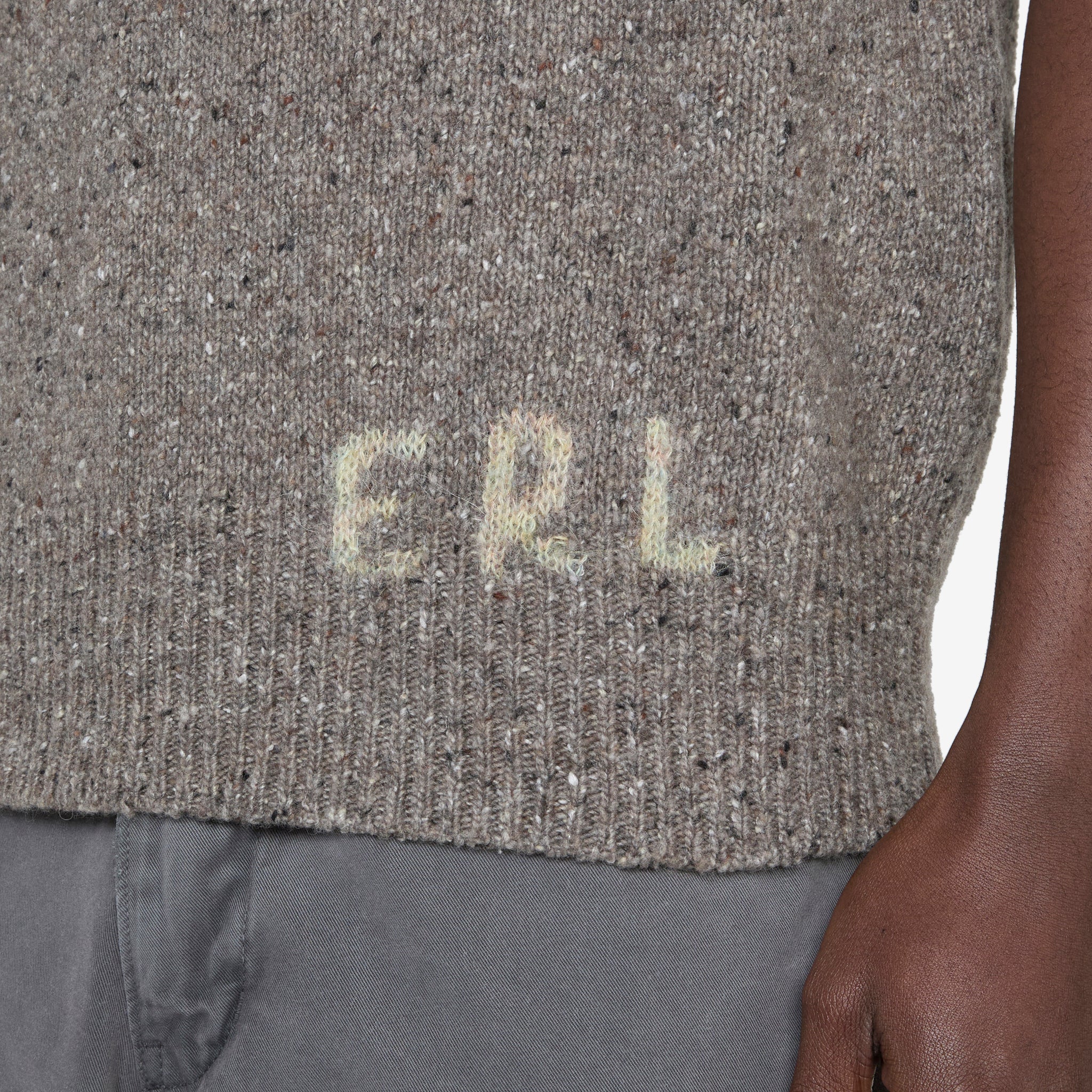 ERL Knit Vest Grey - Image 2
