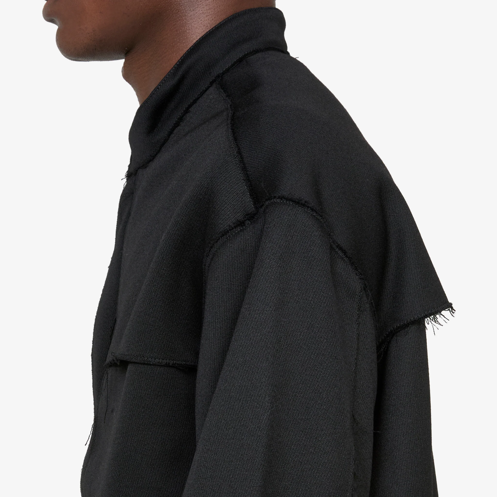 ESC Raw Cut Jacket Black - Image 4