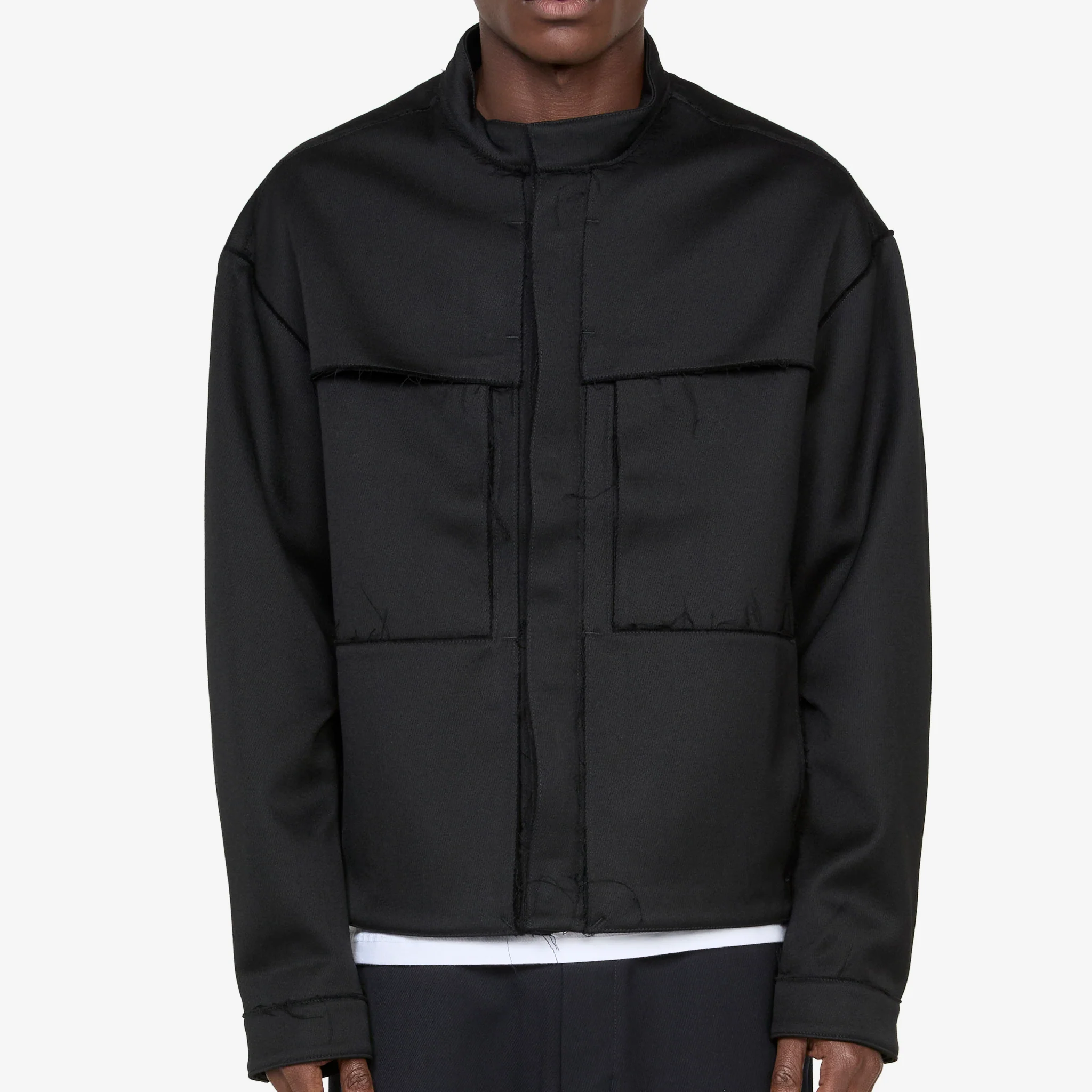 ESC Raw Cut Jacket Black - Image 6