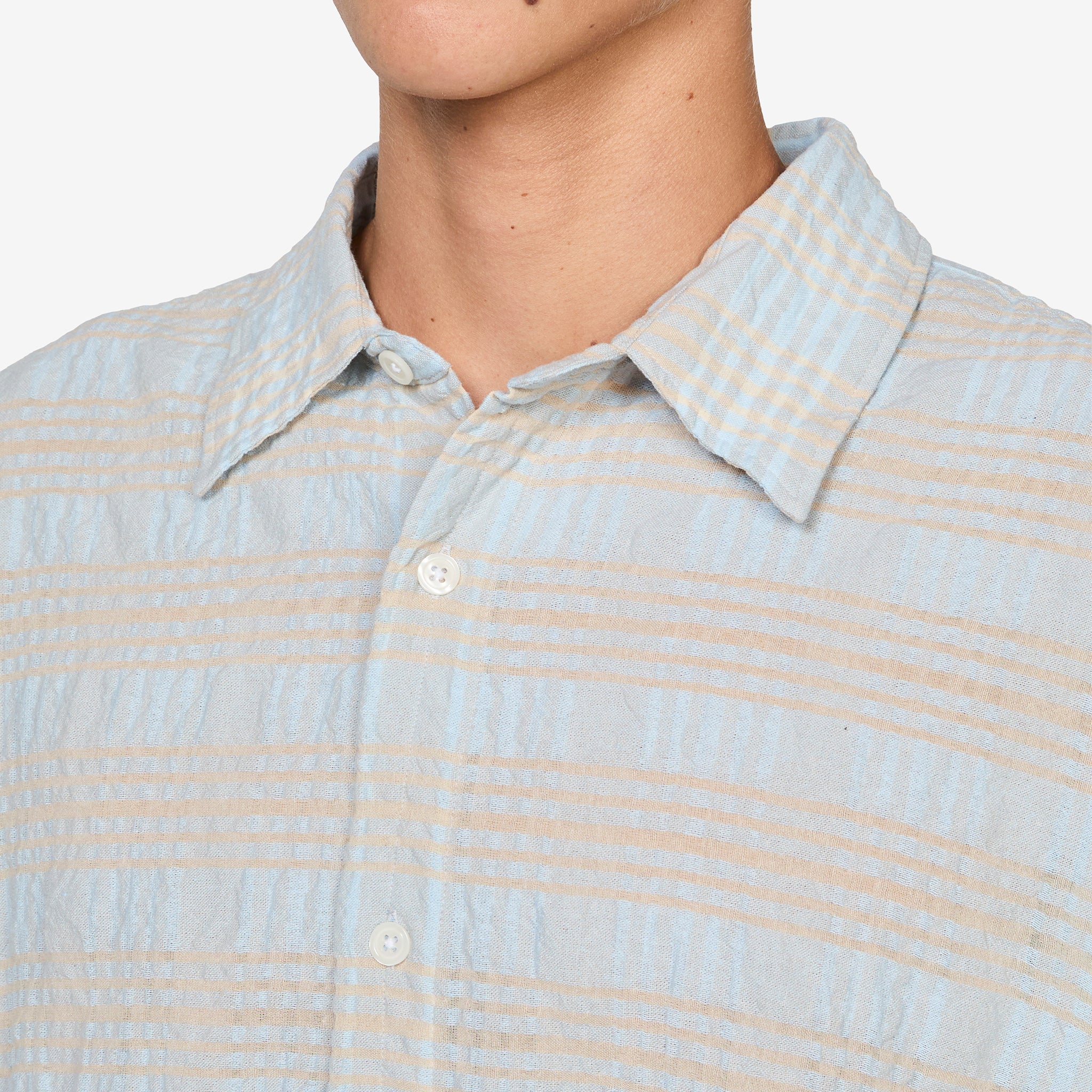 Exact Shirt Pale Blue Structured Check - Image 2