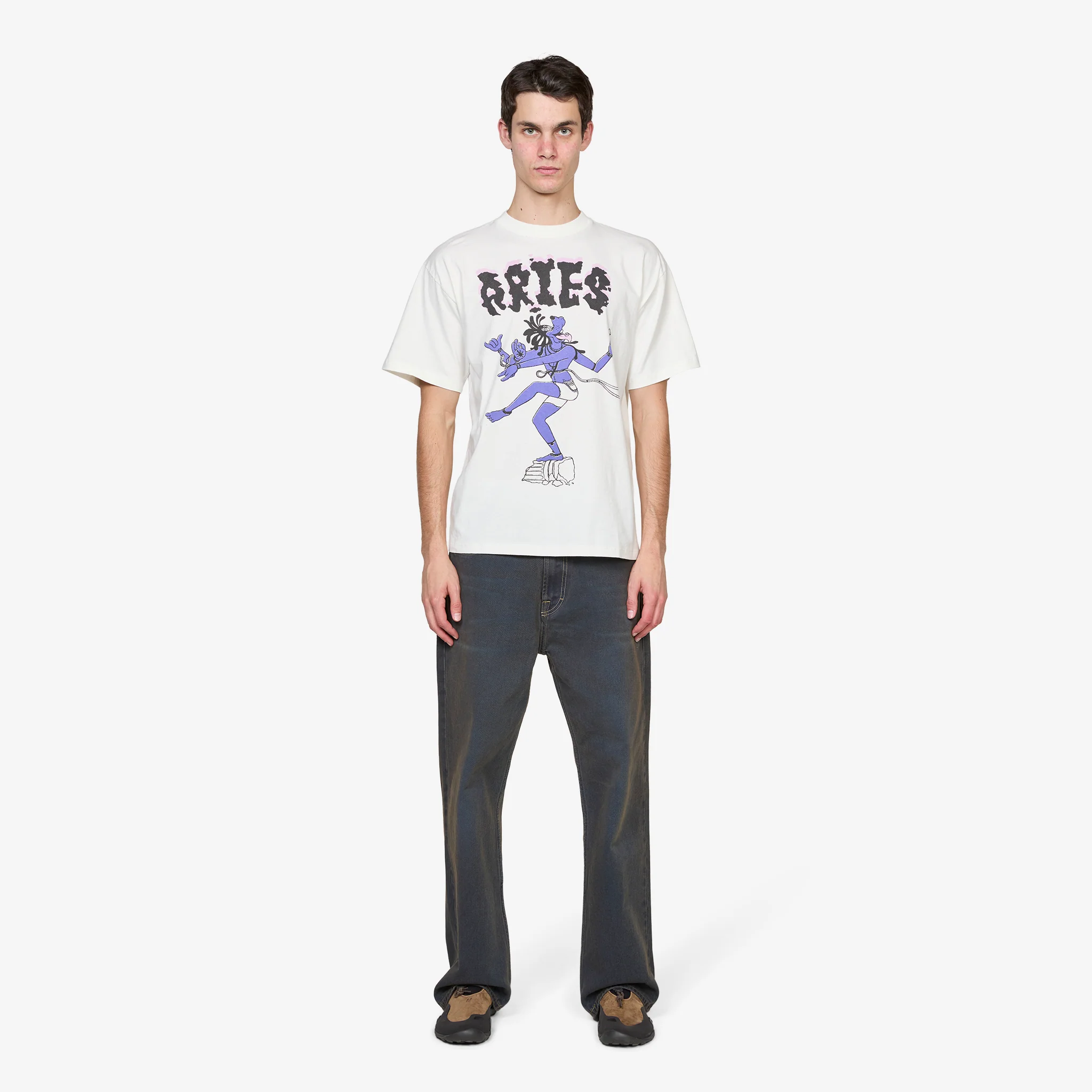 Faded The Destroyer T-Shirt Off White - Image 4