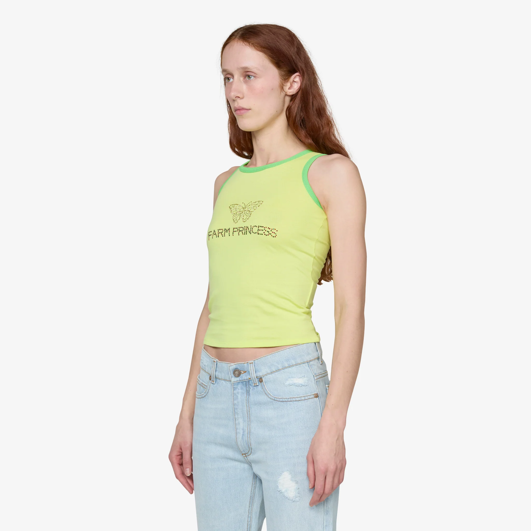 Farm Princess Tank Top Lemon - Image 4