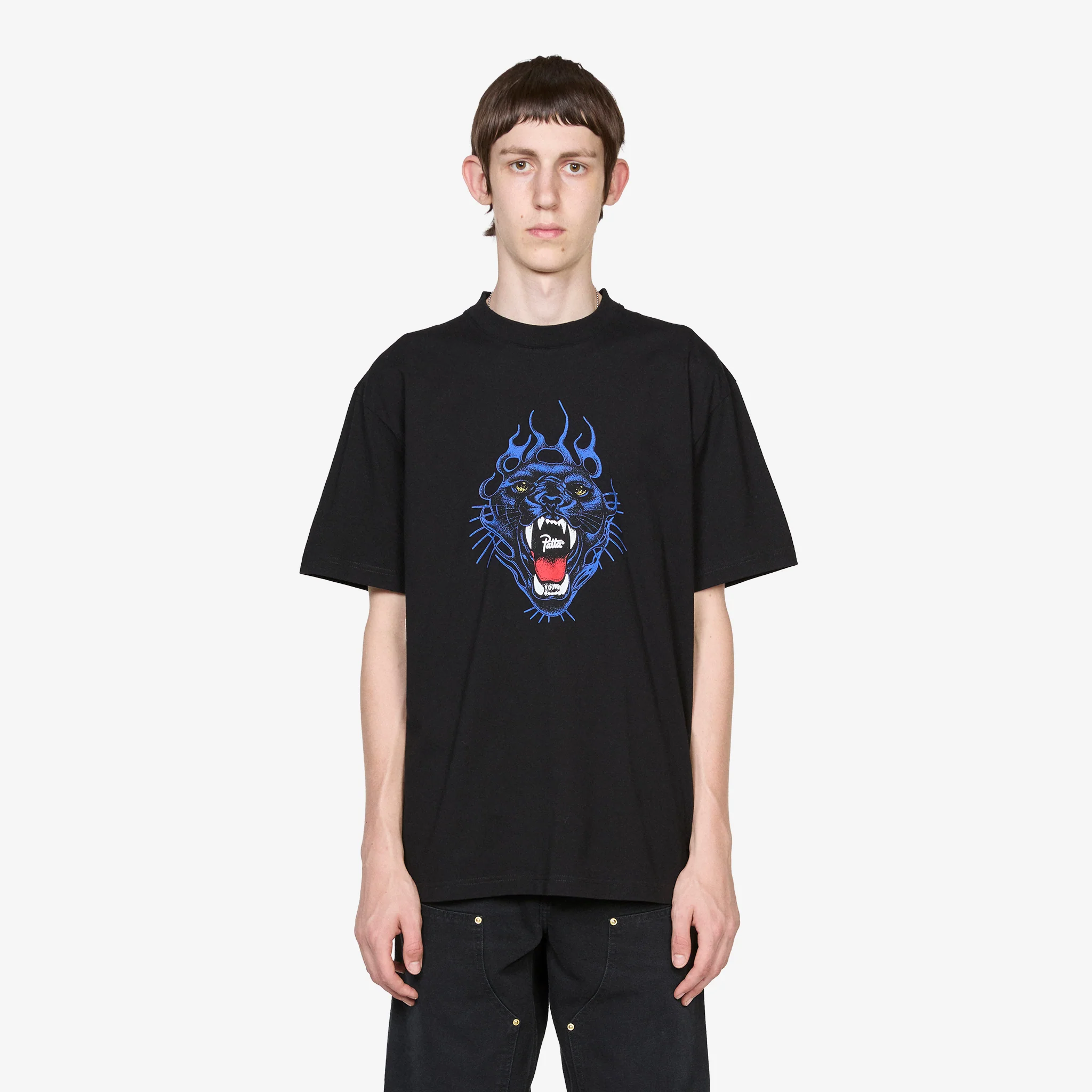 Fire Panther T-Shirt Black