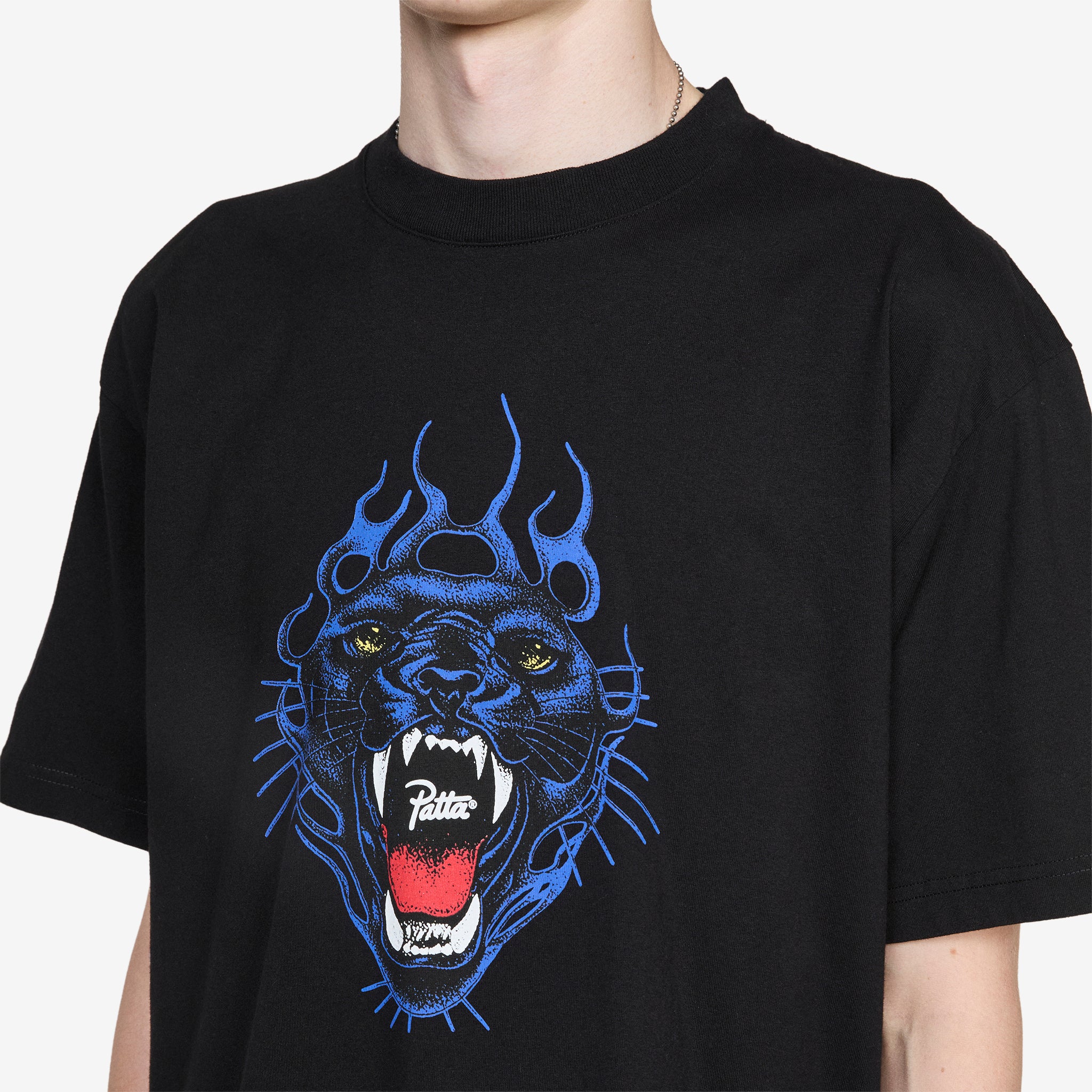 Fire Panther T-Shirt Black - Image 2