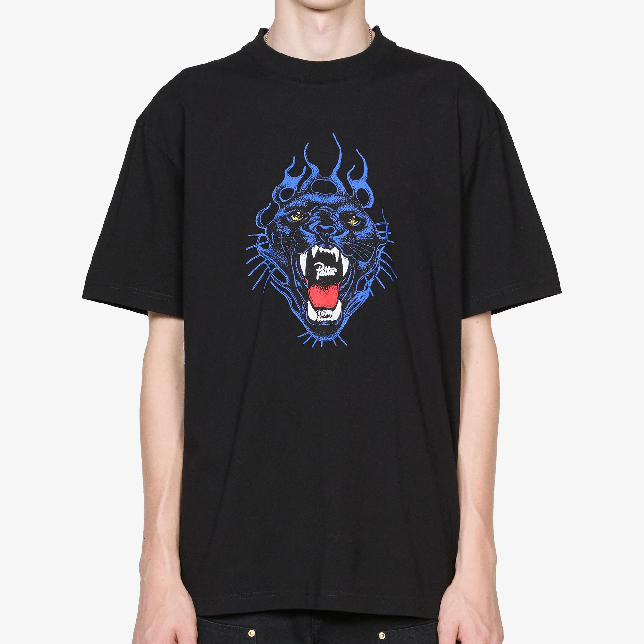 Fire Panther T-Shirt Black - Image 4