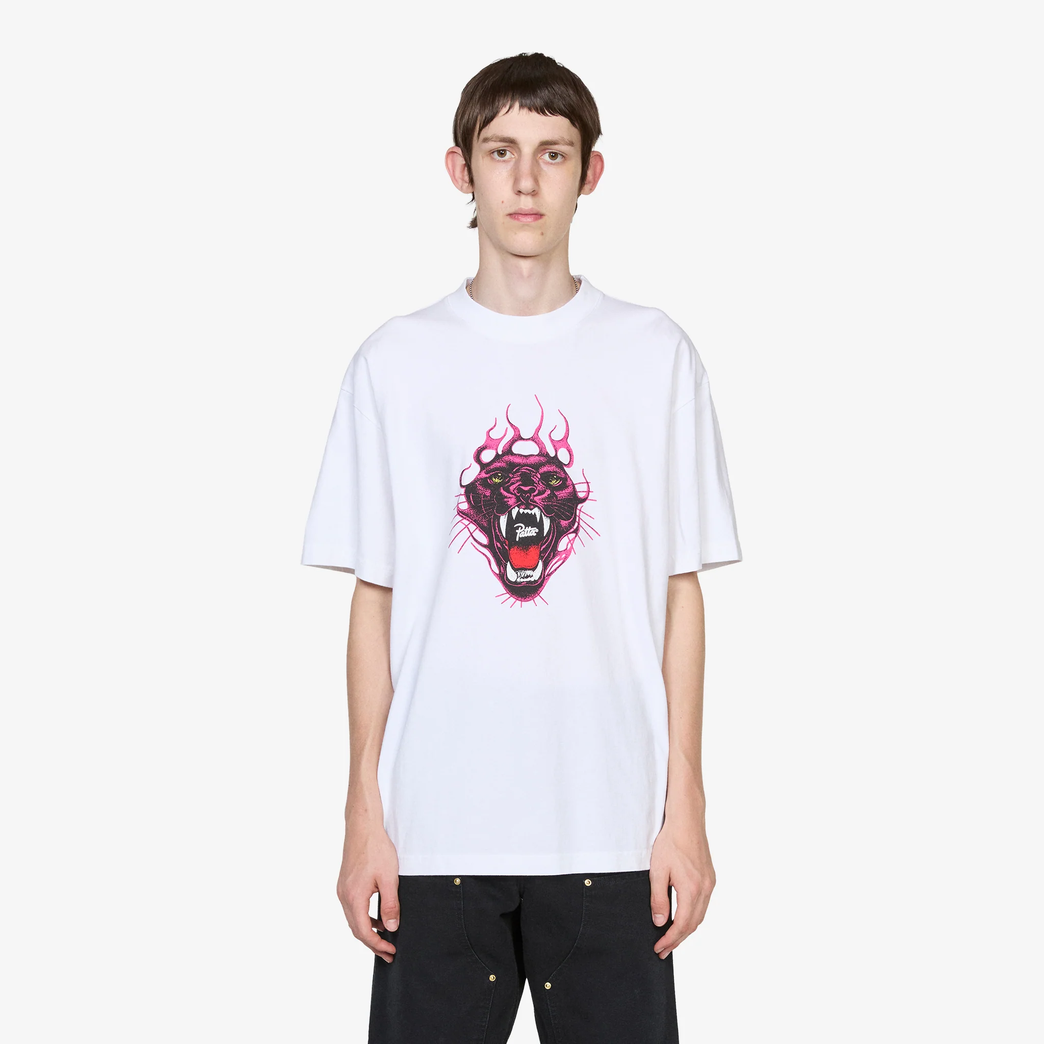 Fire Panther T-Shirt White