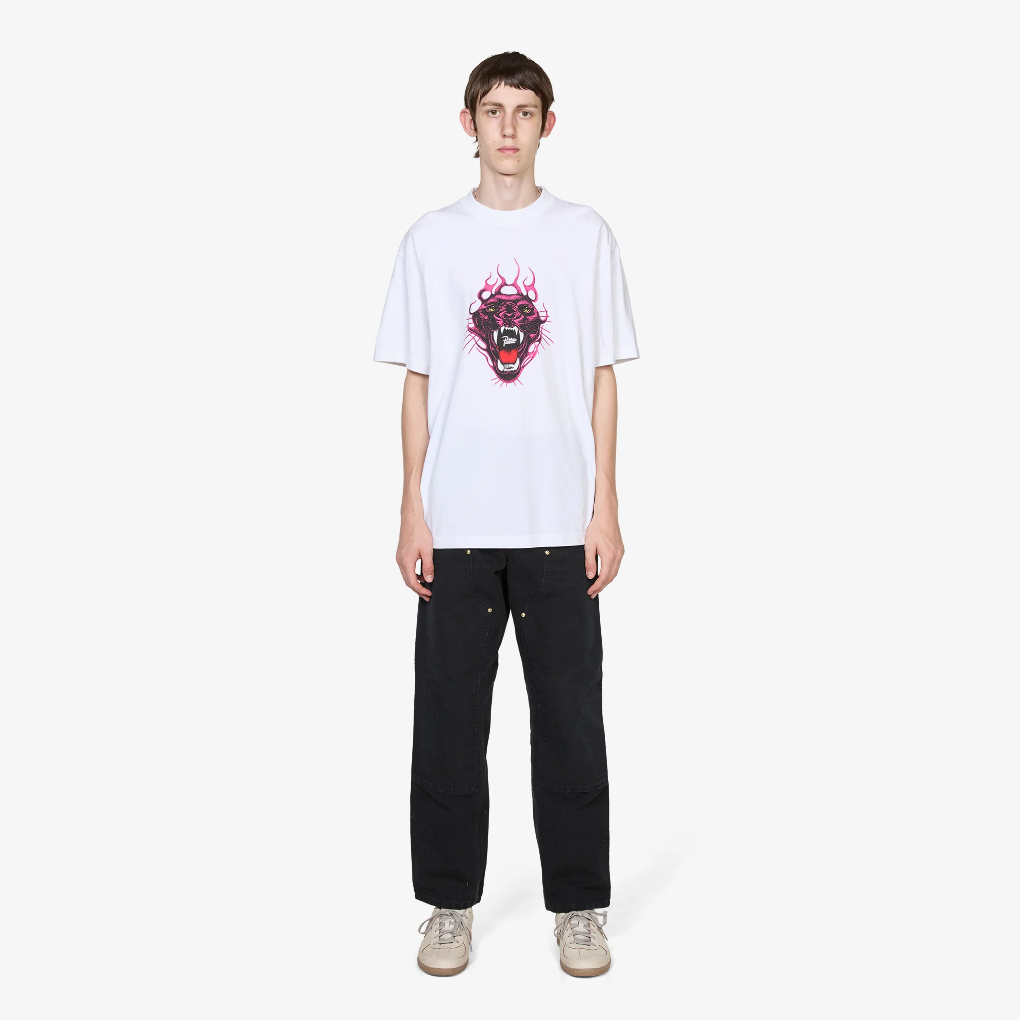 Fire Panther T-Shirt White - Image 3