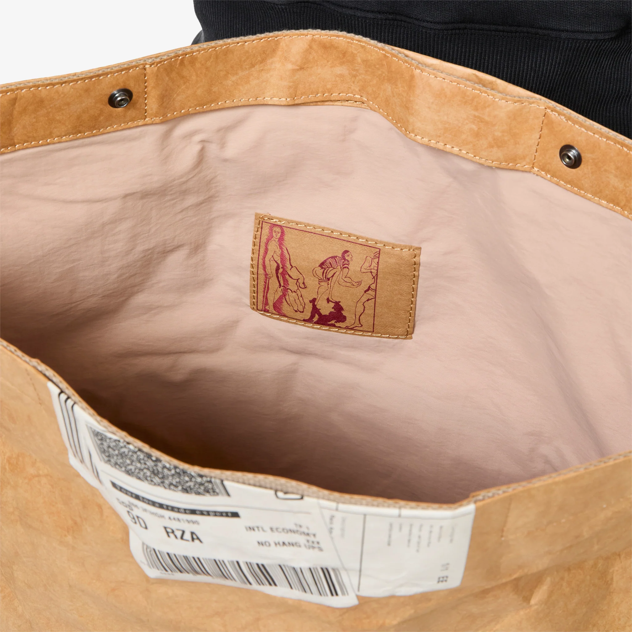 Foldable Bag Beige - Image 5