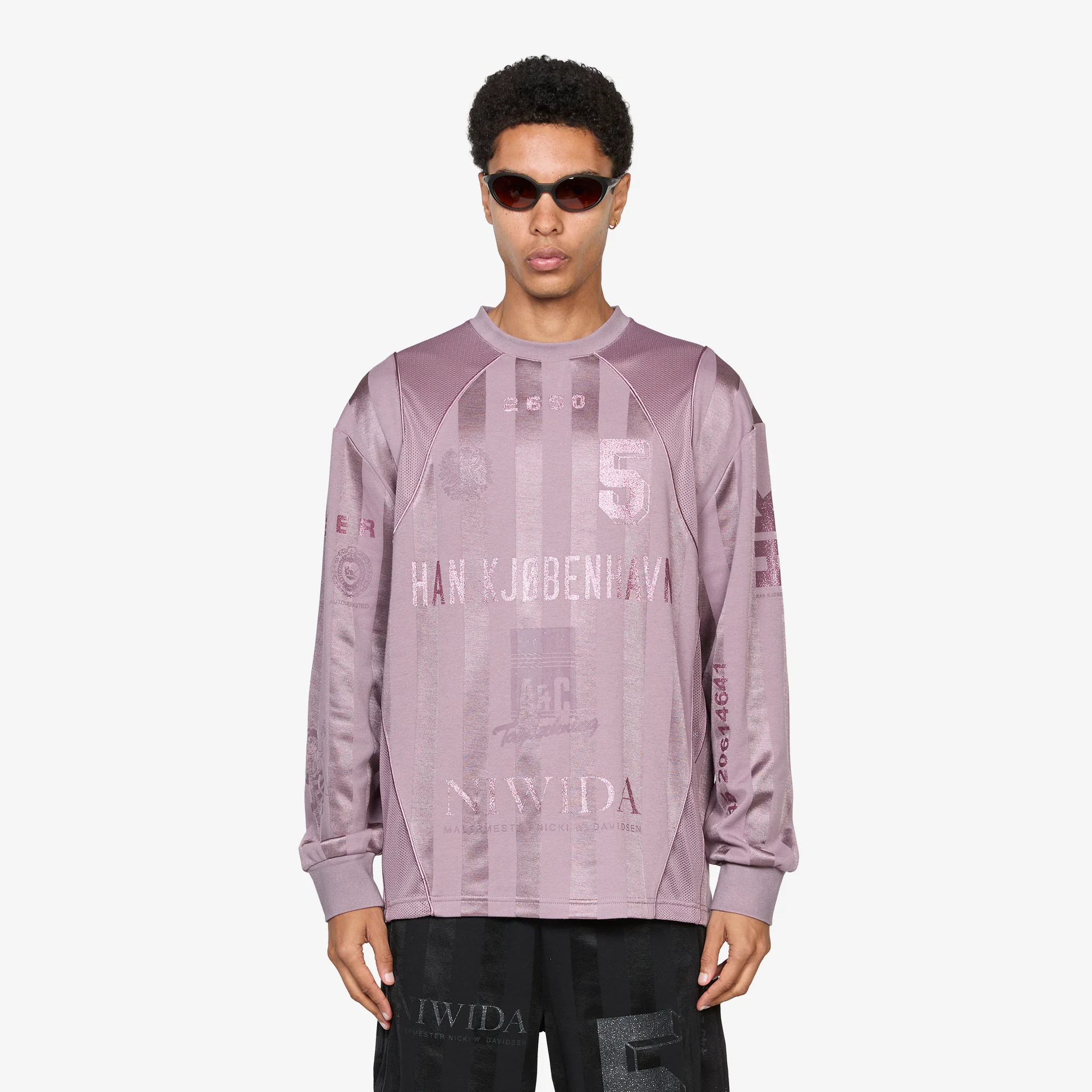 Football Mesh Longsleeve Dusty Purple