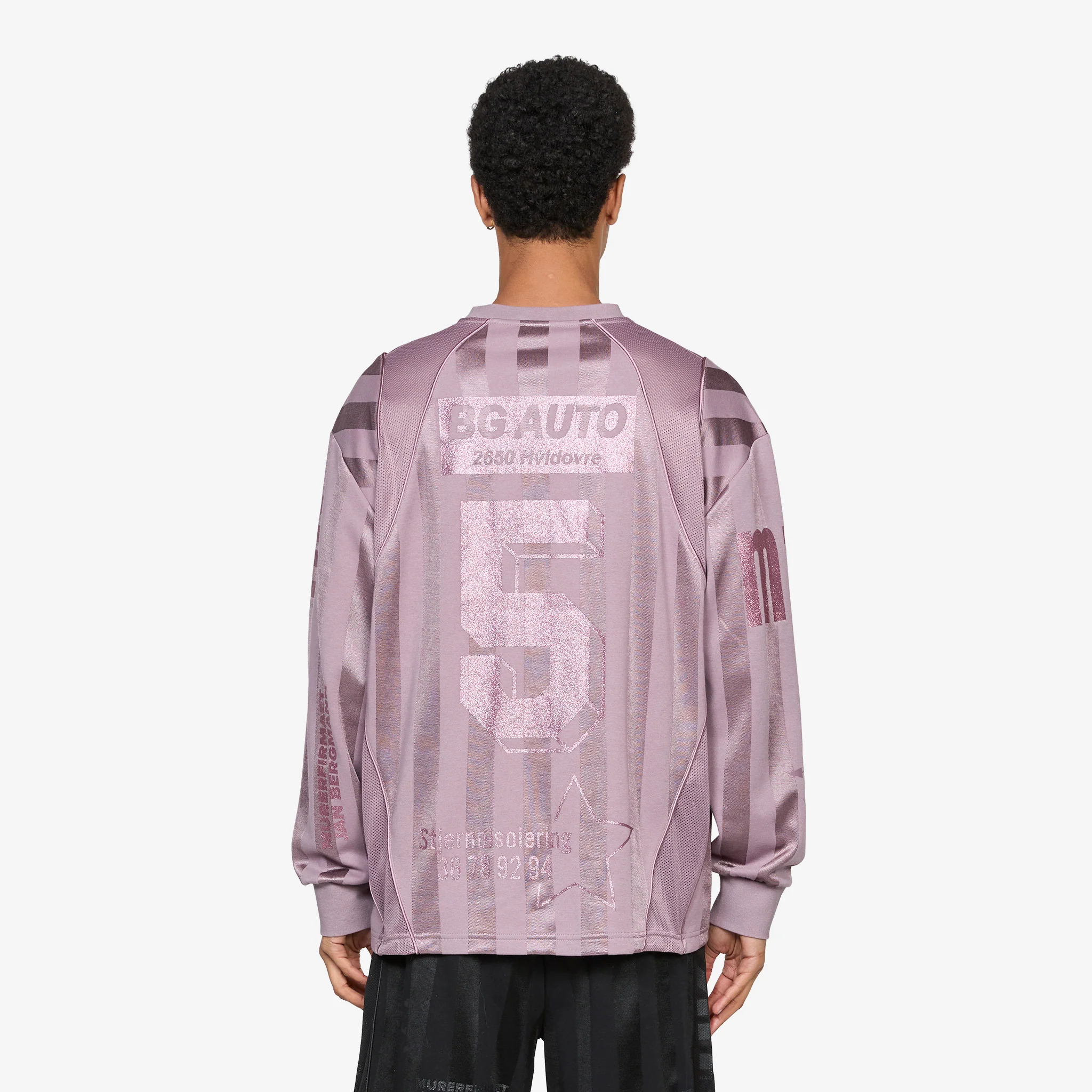 Football Mesh Longsleeve Dusty Purple - Image 2