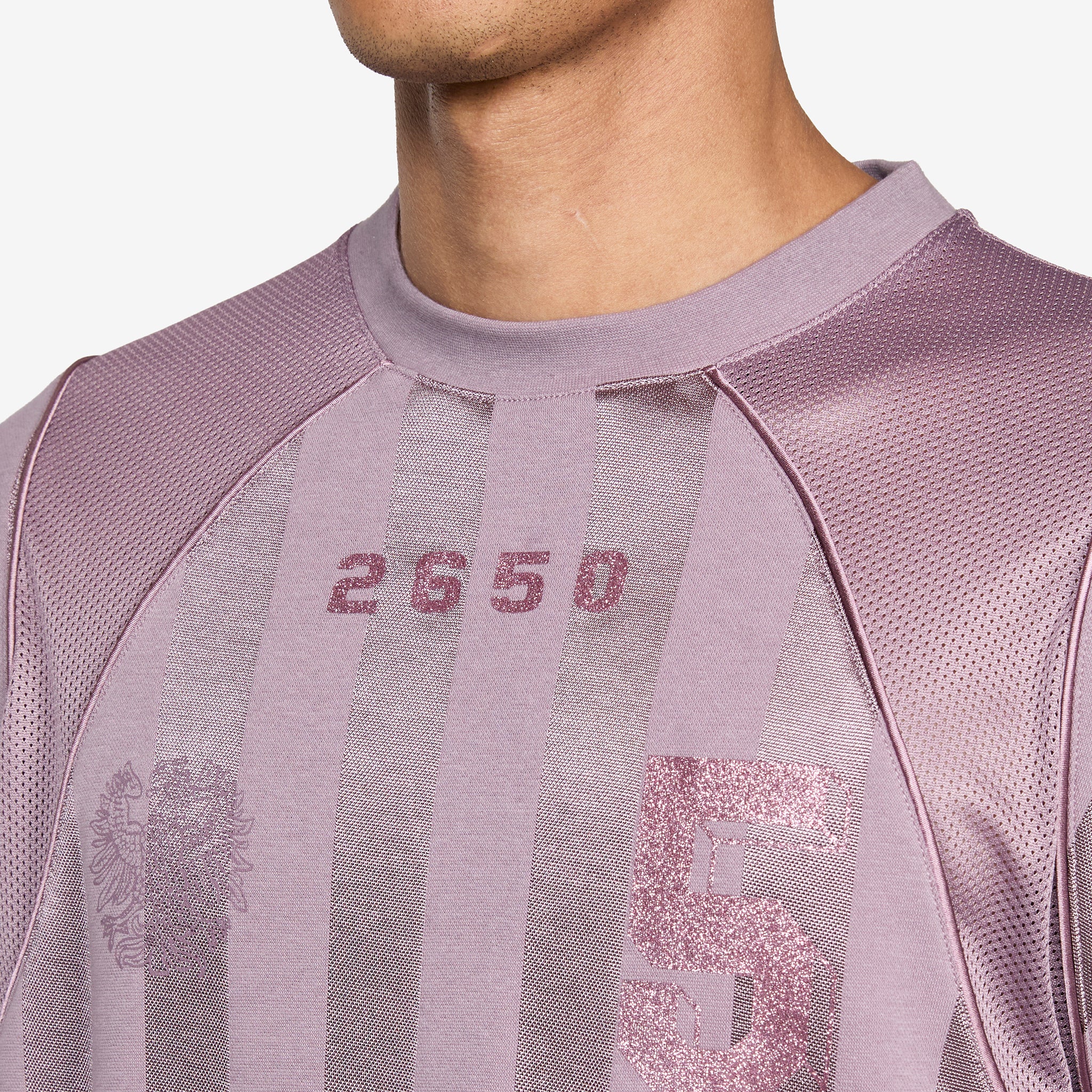 Football Mesh Longsleeve Dusty Purple - Image 3