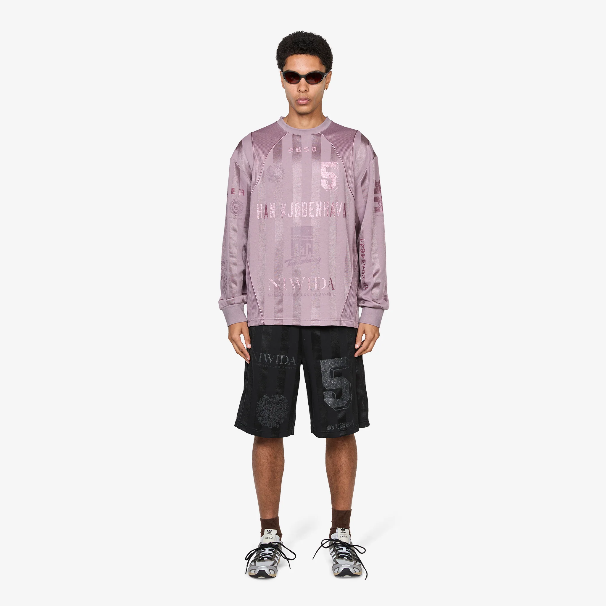 Football Mesh Longsleeve Dusty Purple - Image 5