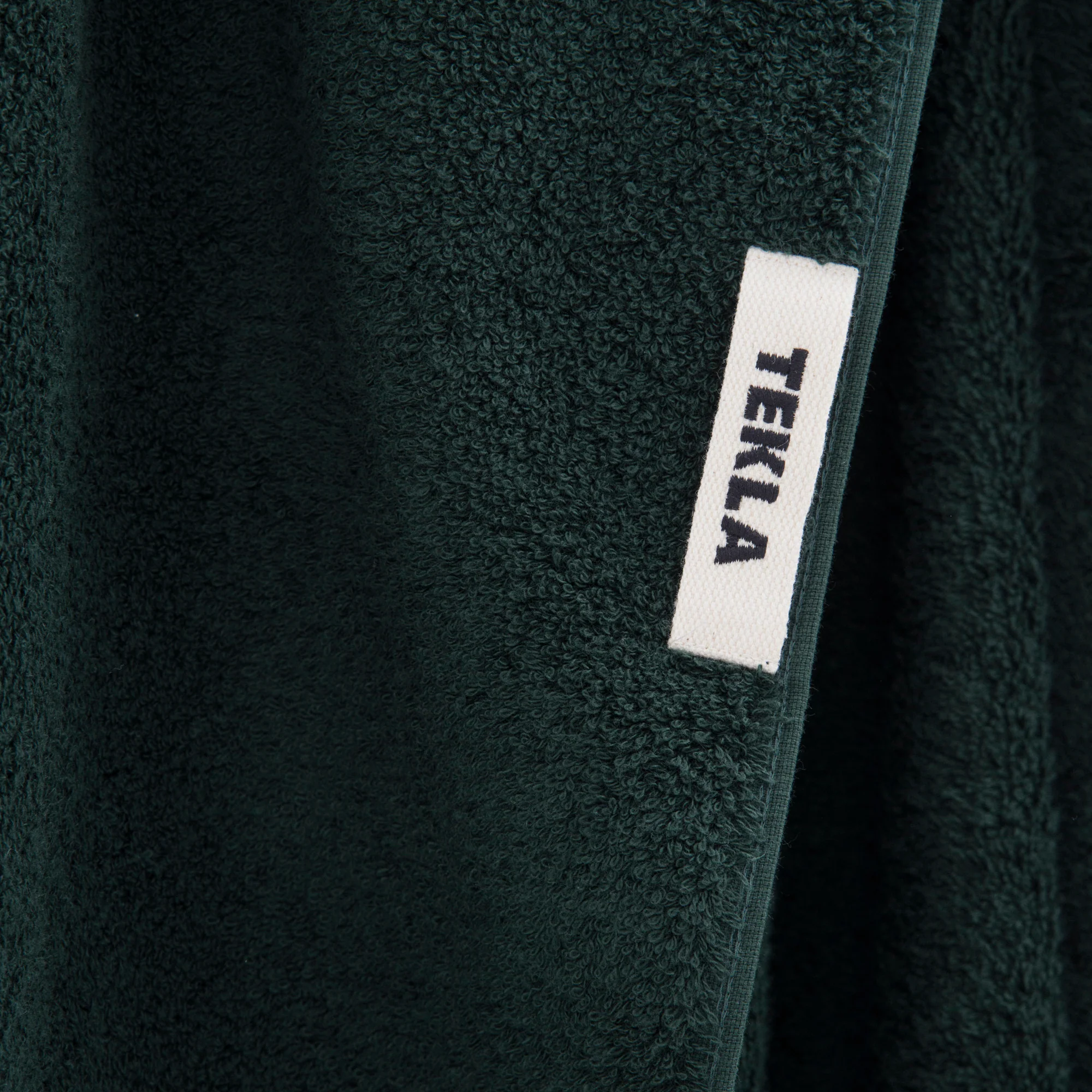 Terry Towel Forest Green - Image 2