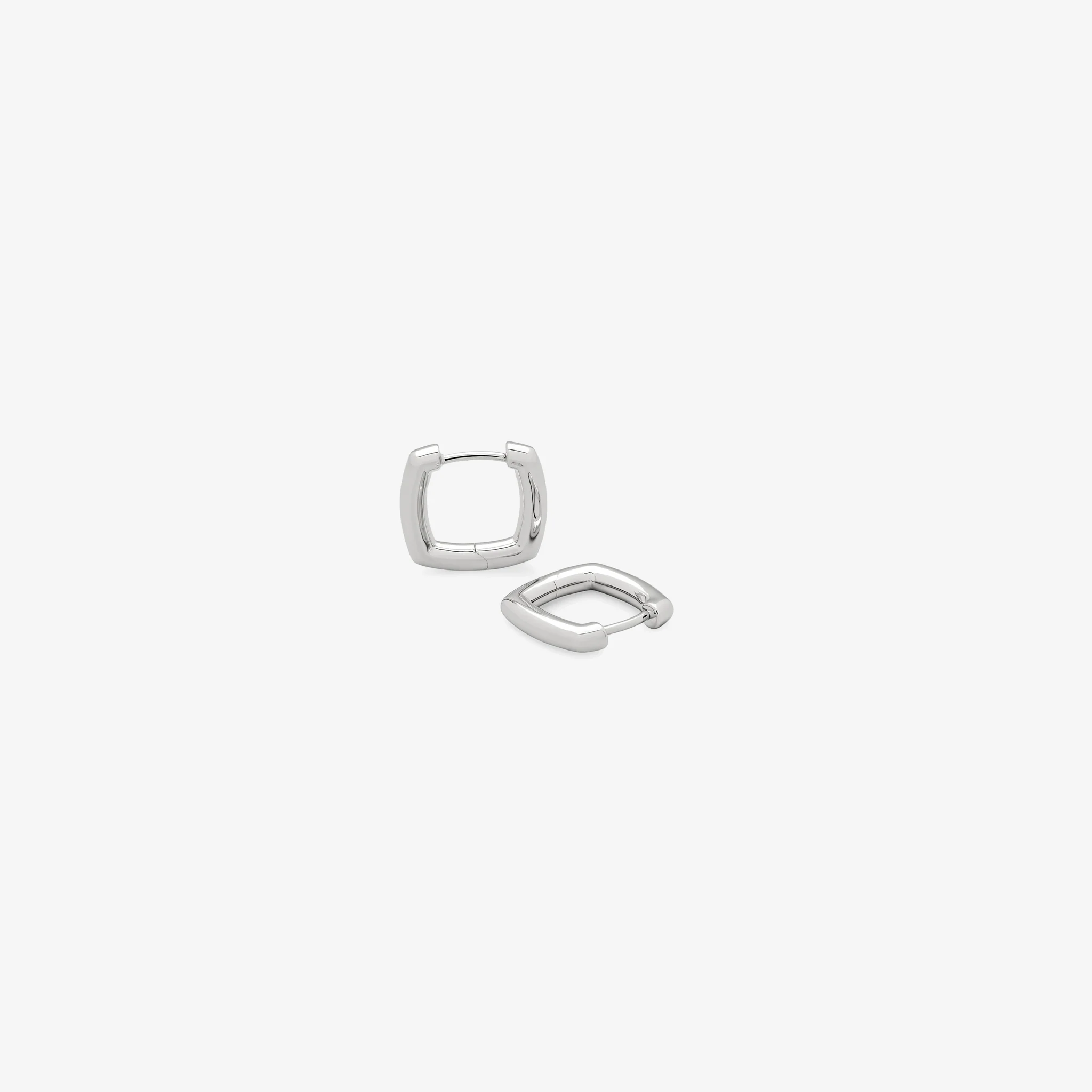 Frame Hoops Small Silver