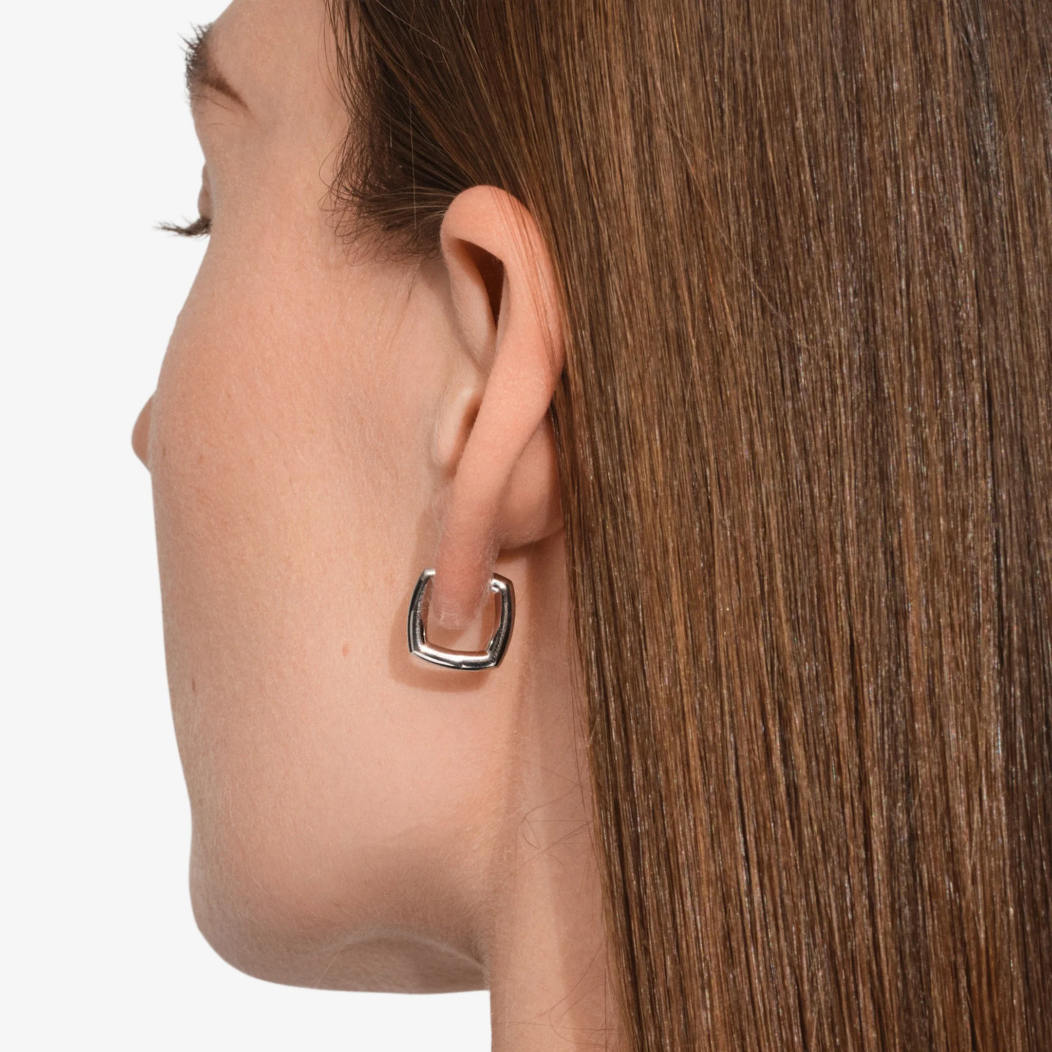 Frame Hoops Small Silver - Image 3