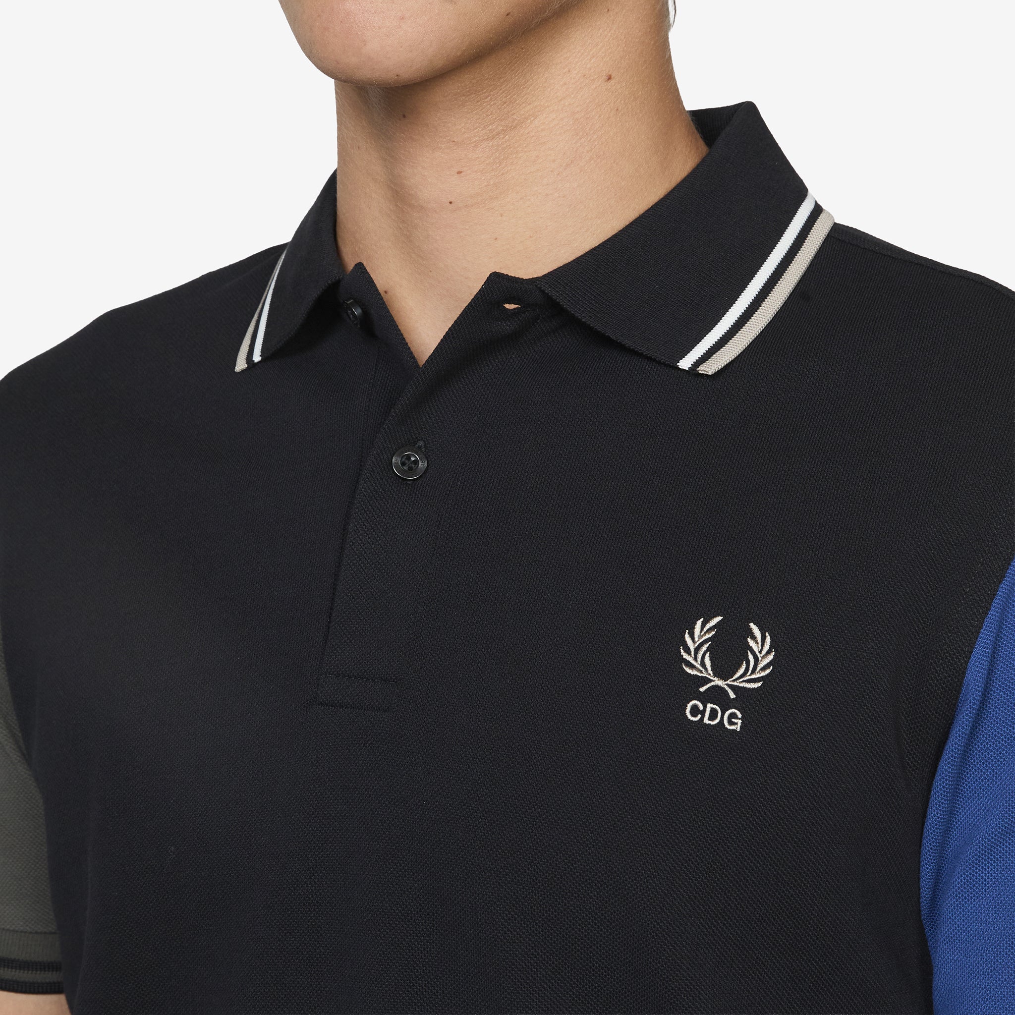 Fred Perry x Polo Shirt Black - Image 2