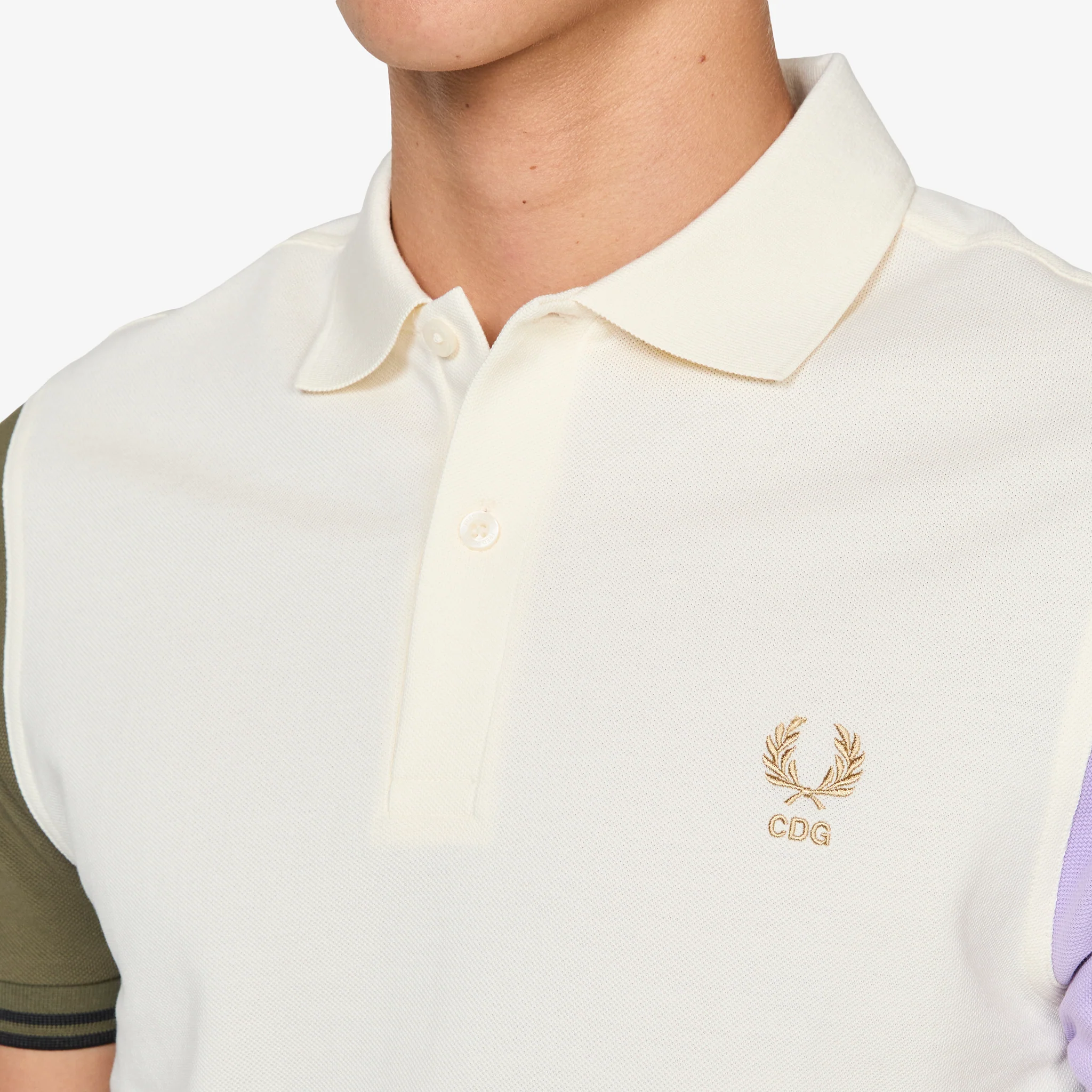 Fred Perry x Polo Shirt White - Image 2