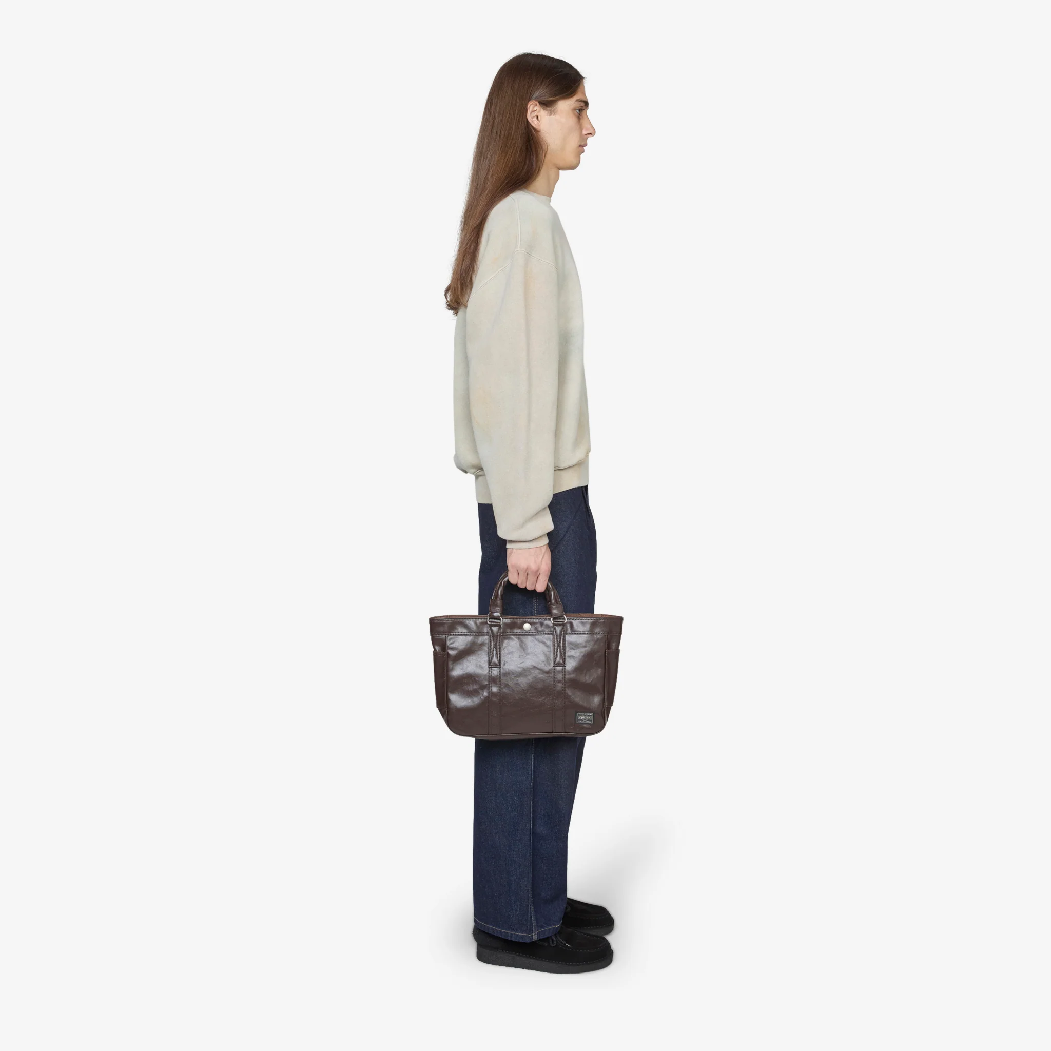 Free Style Tote Bag Brown - Image 4
