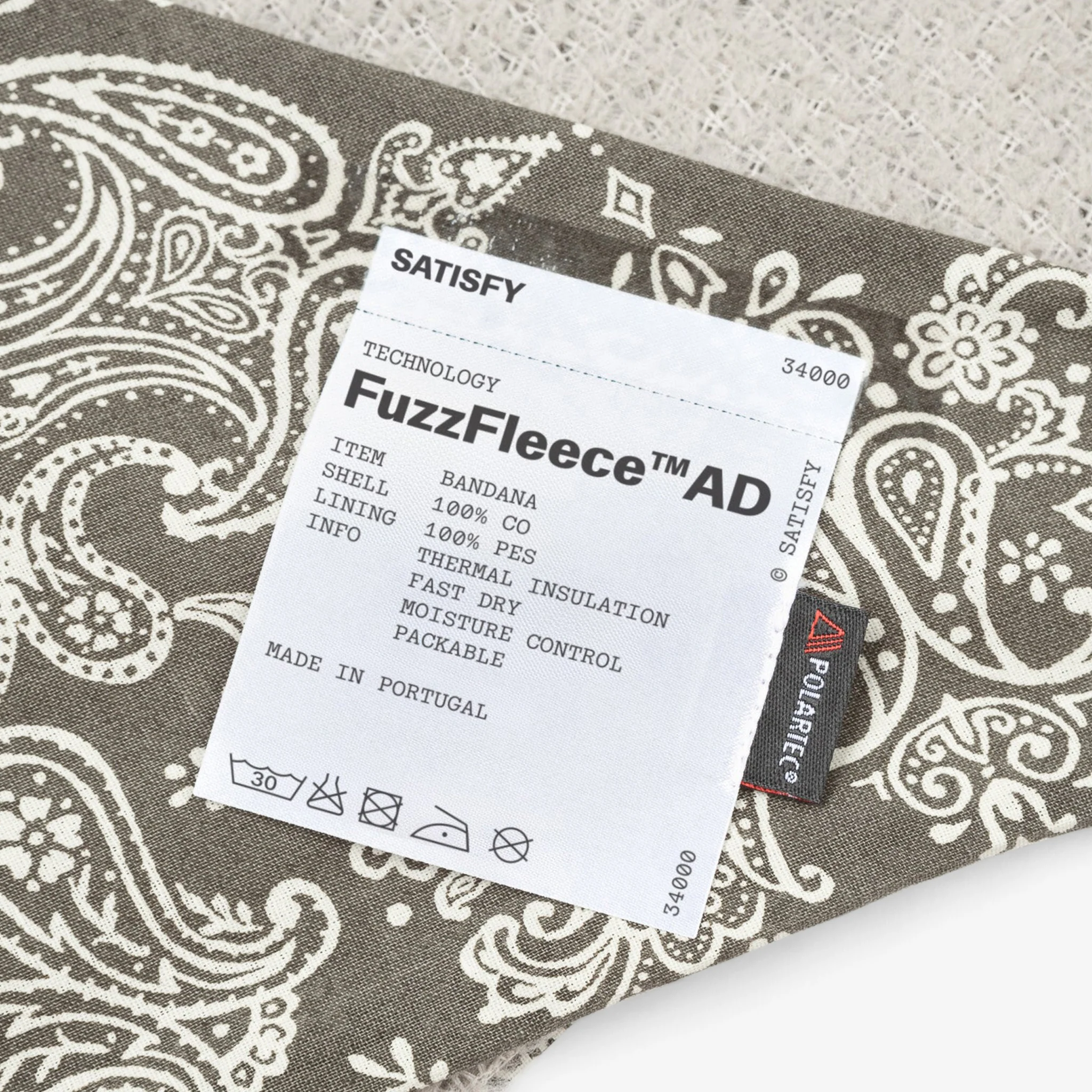 FuzzFleece™ AD Bandana Khaki - Image 3