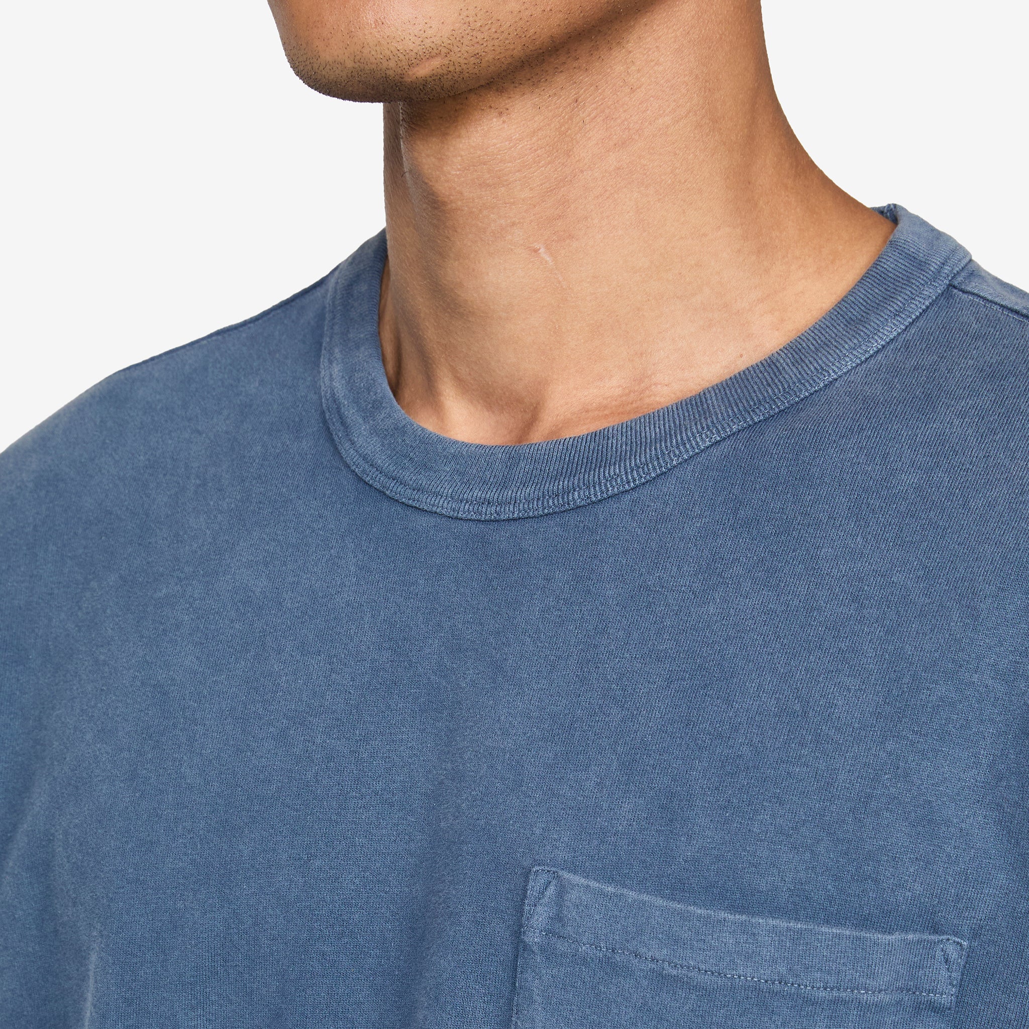 Garment Dye T-Shirt Navy - Image 2
