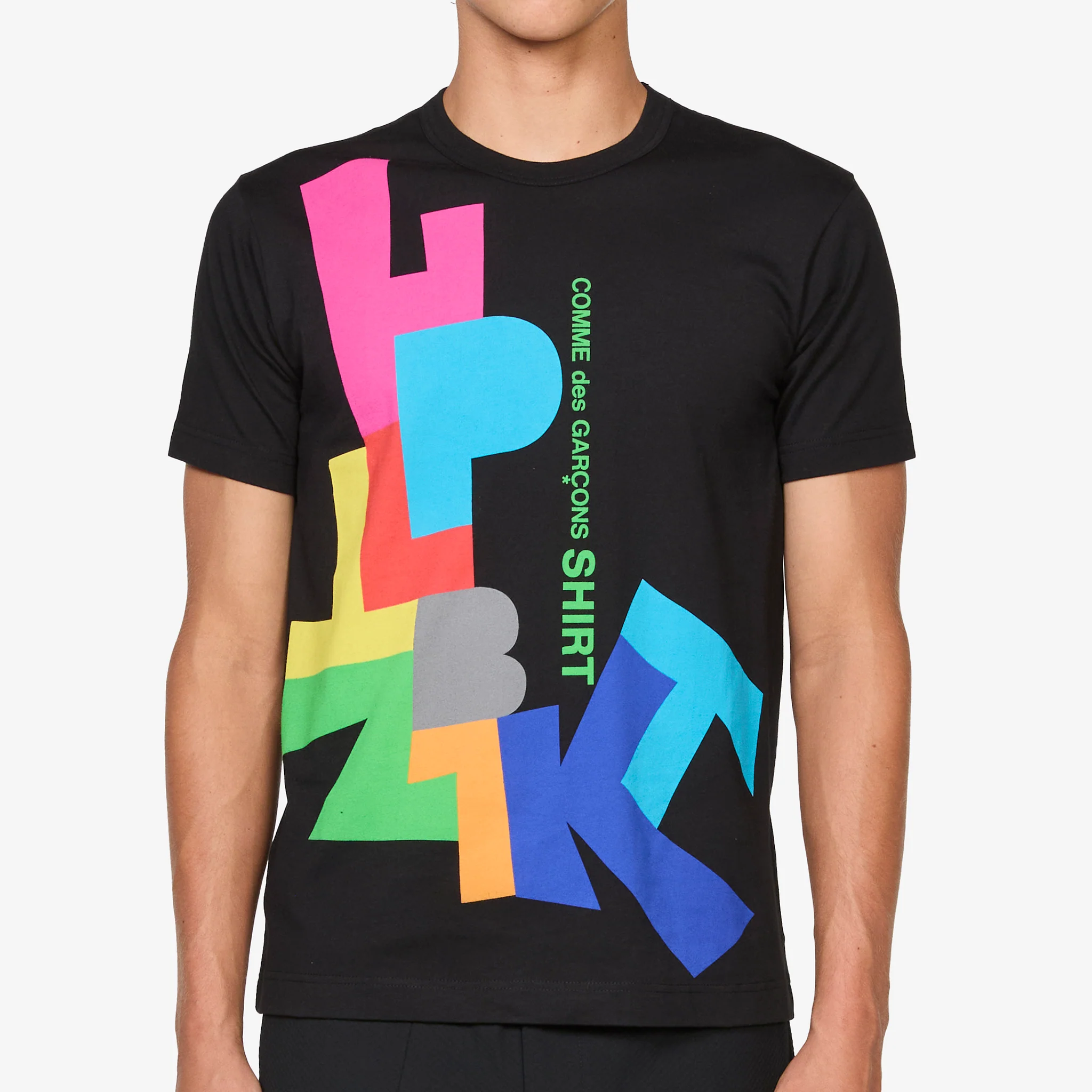 Graphic Printed T-Shirt Black - Image 4