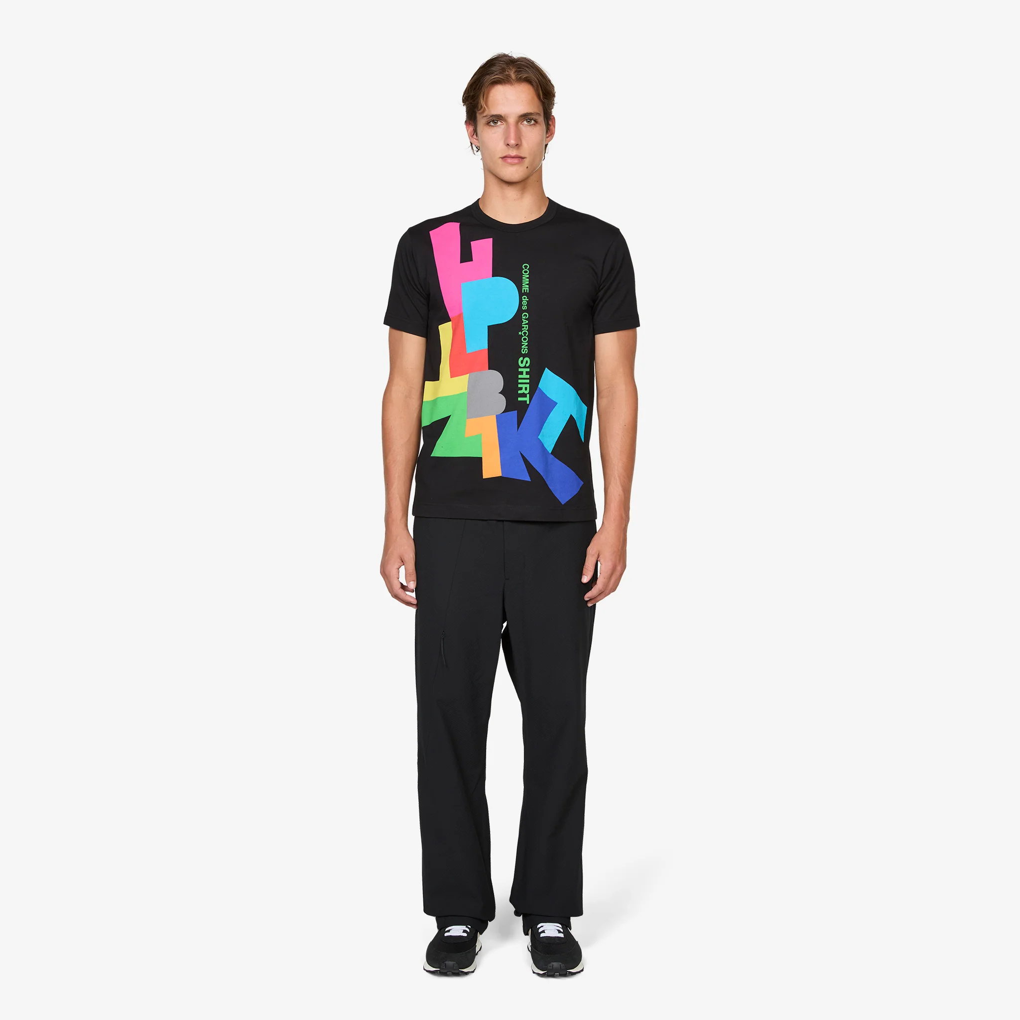 Graphic Printed T-Shirt Black - Image 5