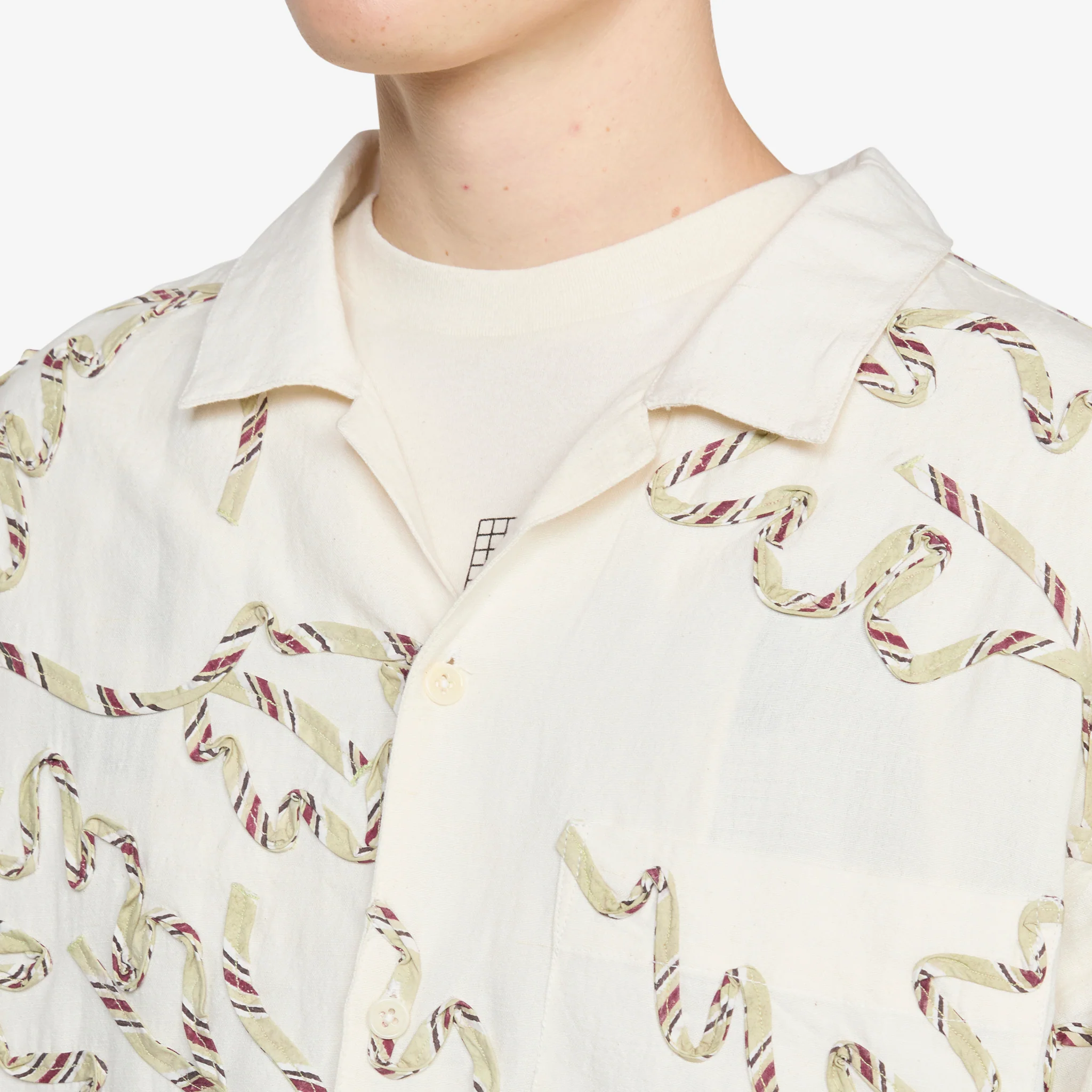 Greetings Longsleeve Shirt Sage Leaf Ribbon - Image 2