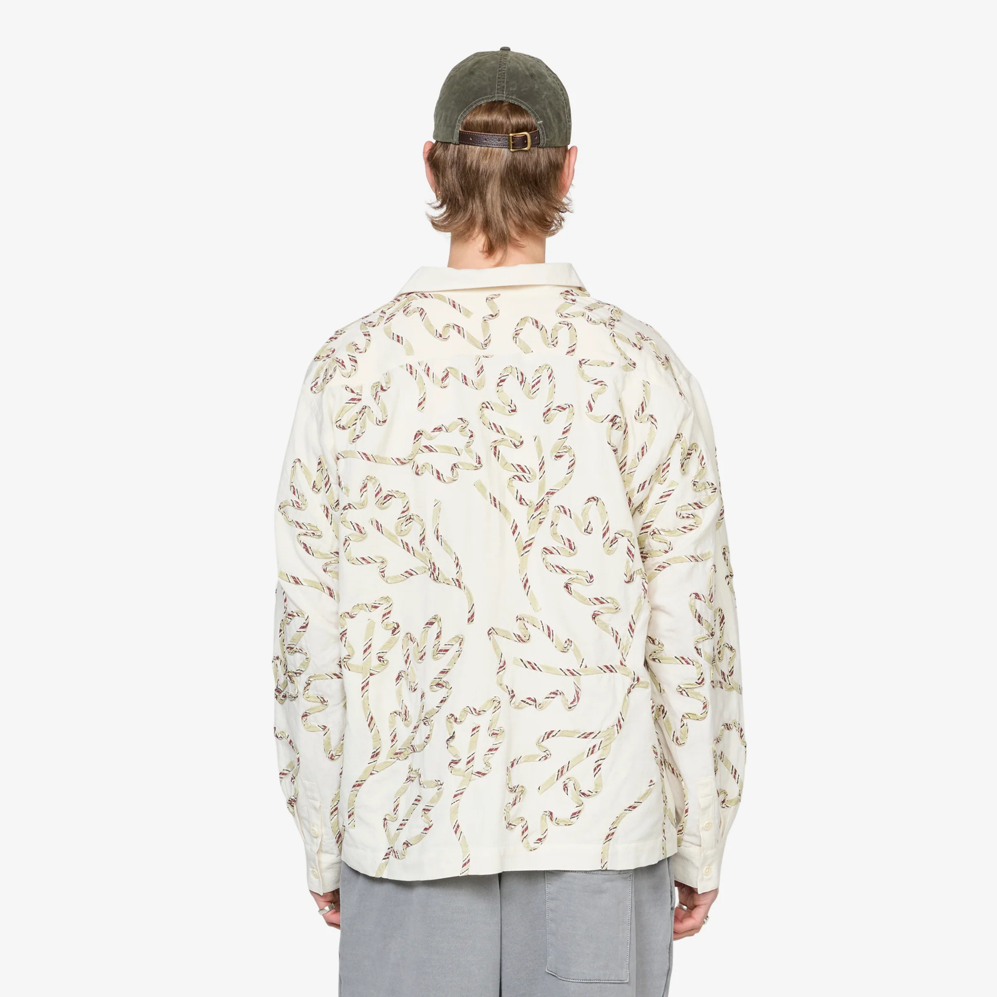 Greetings Longsleeve Shirt Sage Leaf Ribbon - Image 4