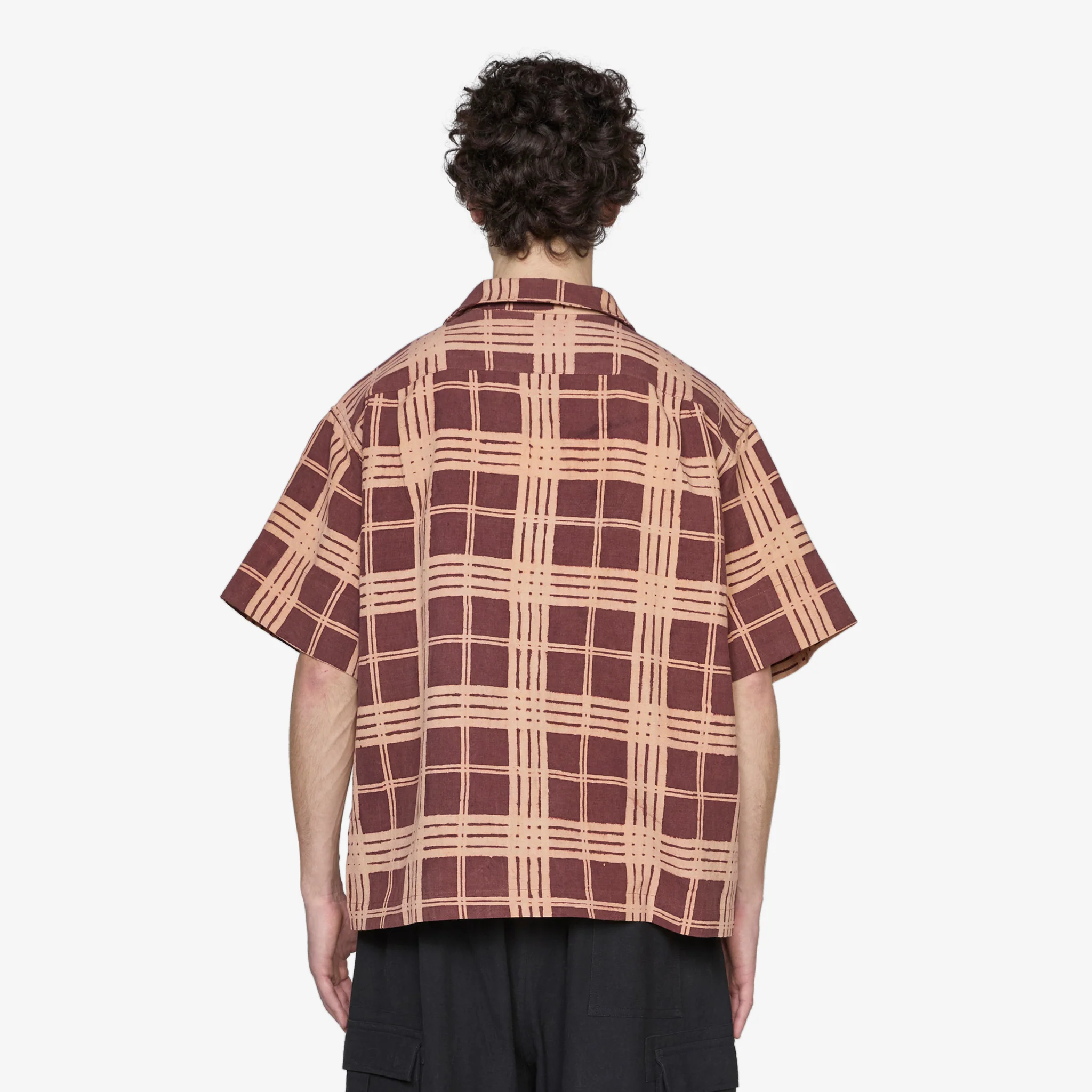 Greetings Shirt Brown Resist Check - Image 6