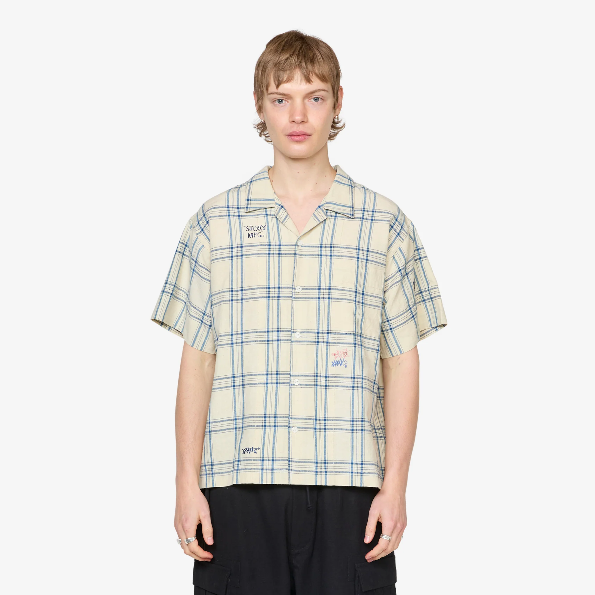 Greetings Shirt French Gingham Interrupted