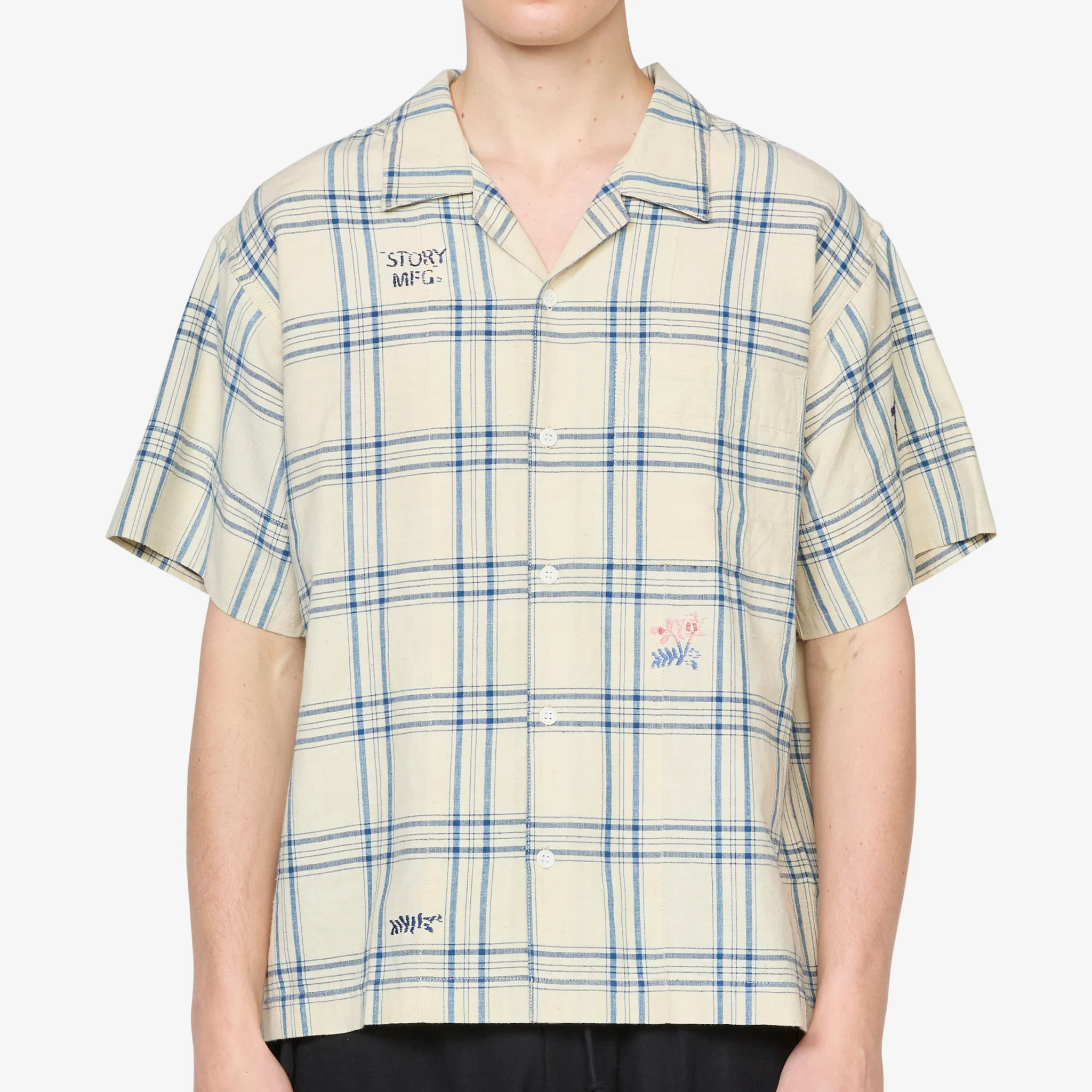 Greetings Shirt French Gingham Interrupted - Image 4