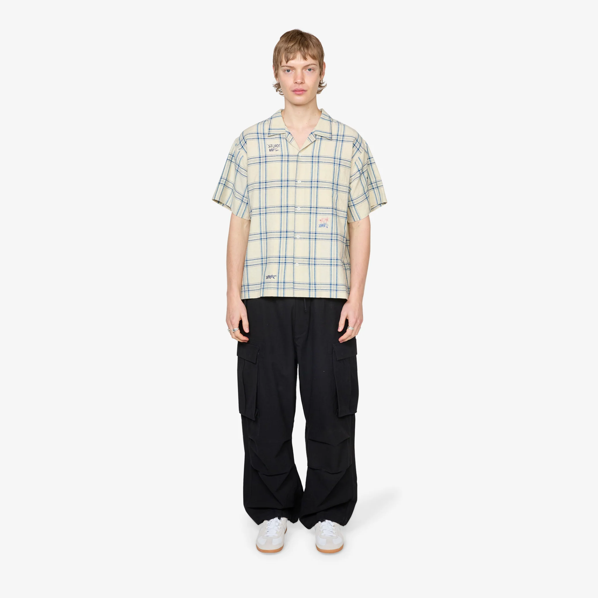 Greetings Shirt French Gingham Interrupted - Image 5