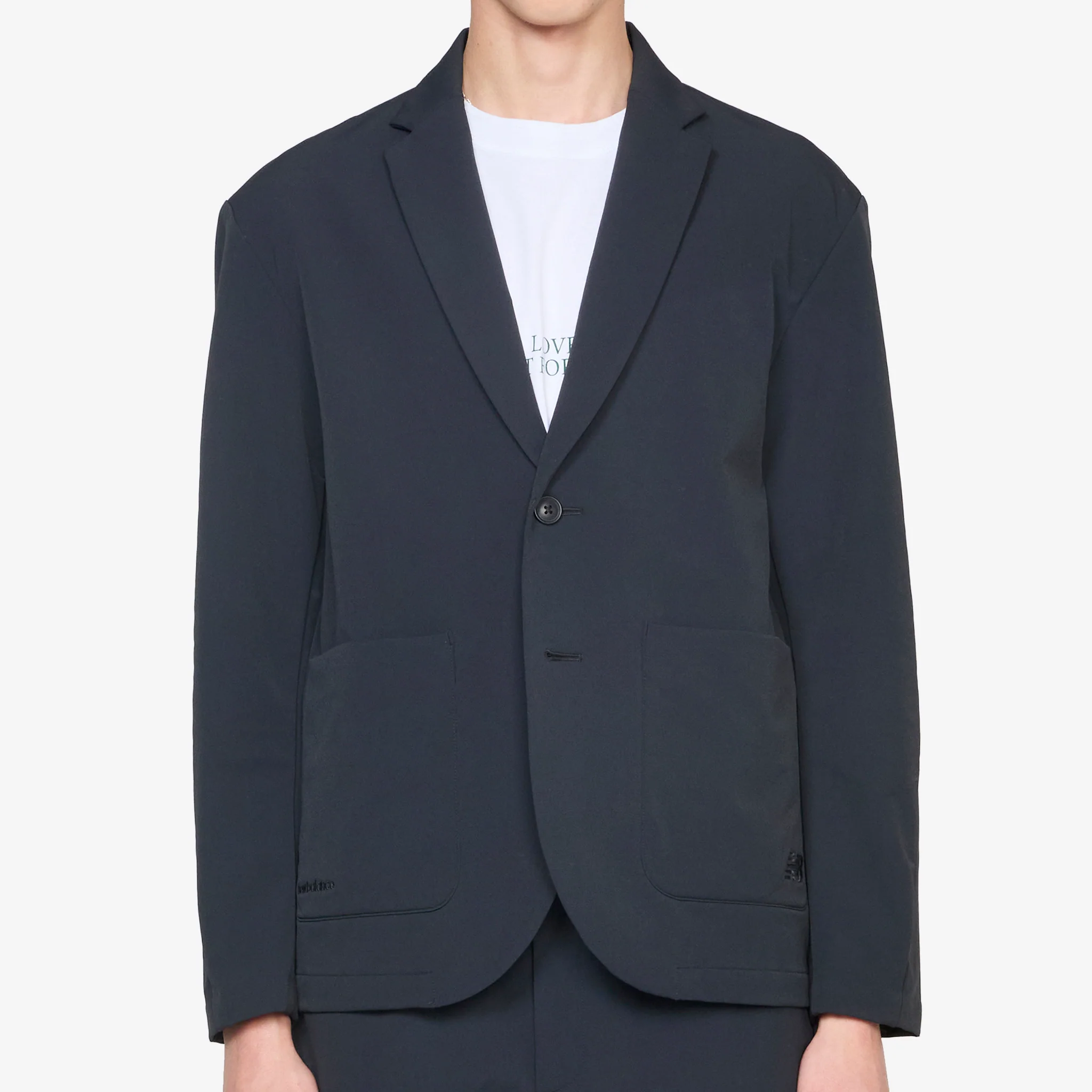 Grey Single Jacket Black - Image 6