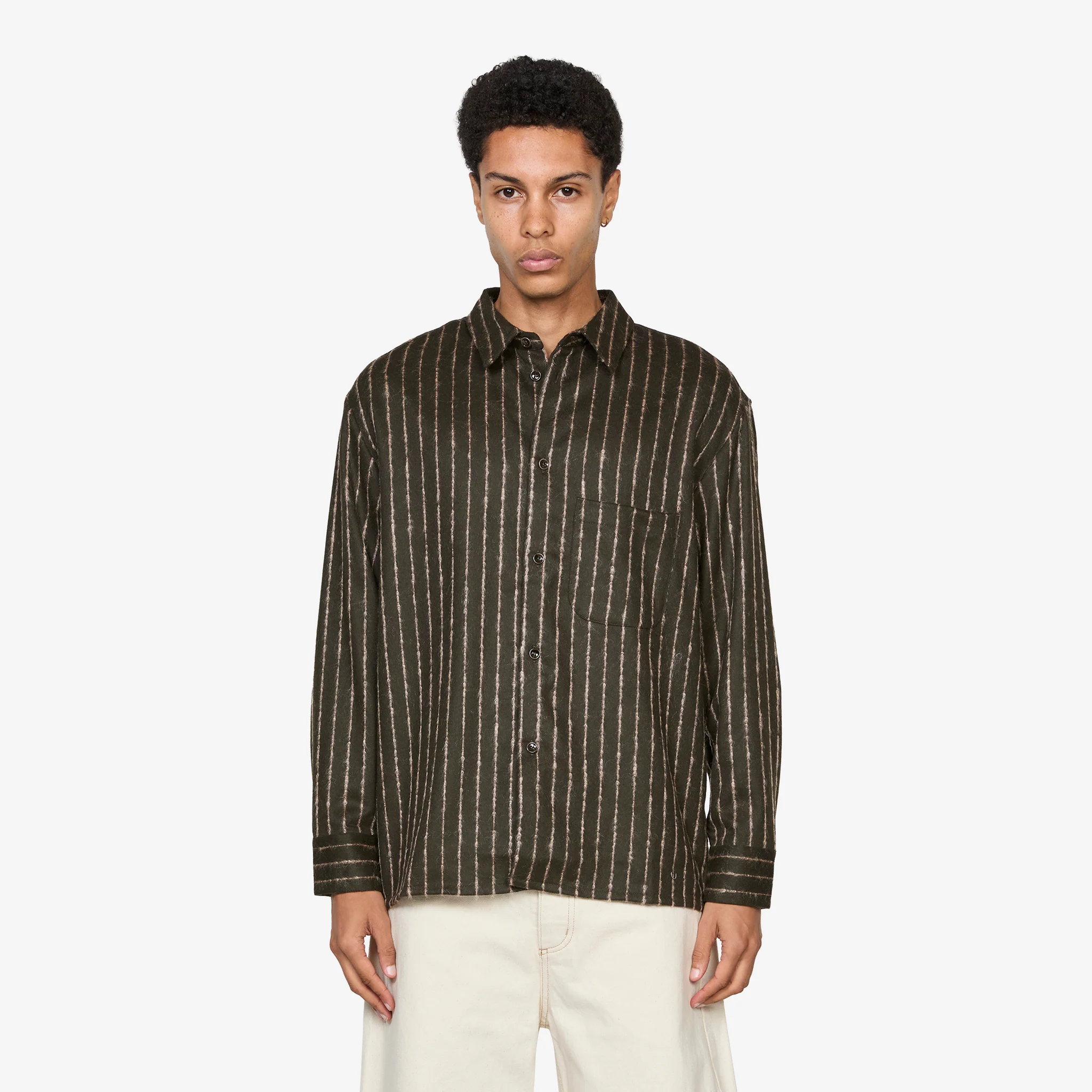 Gusto Shirt Salmon Stripe