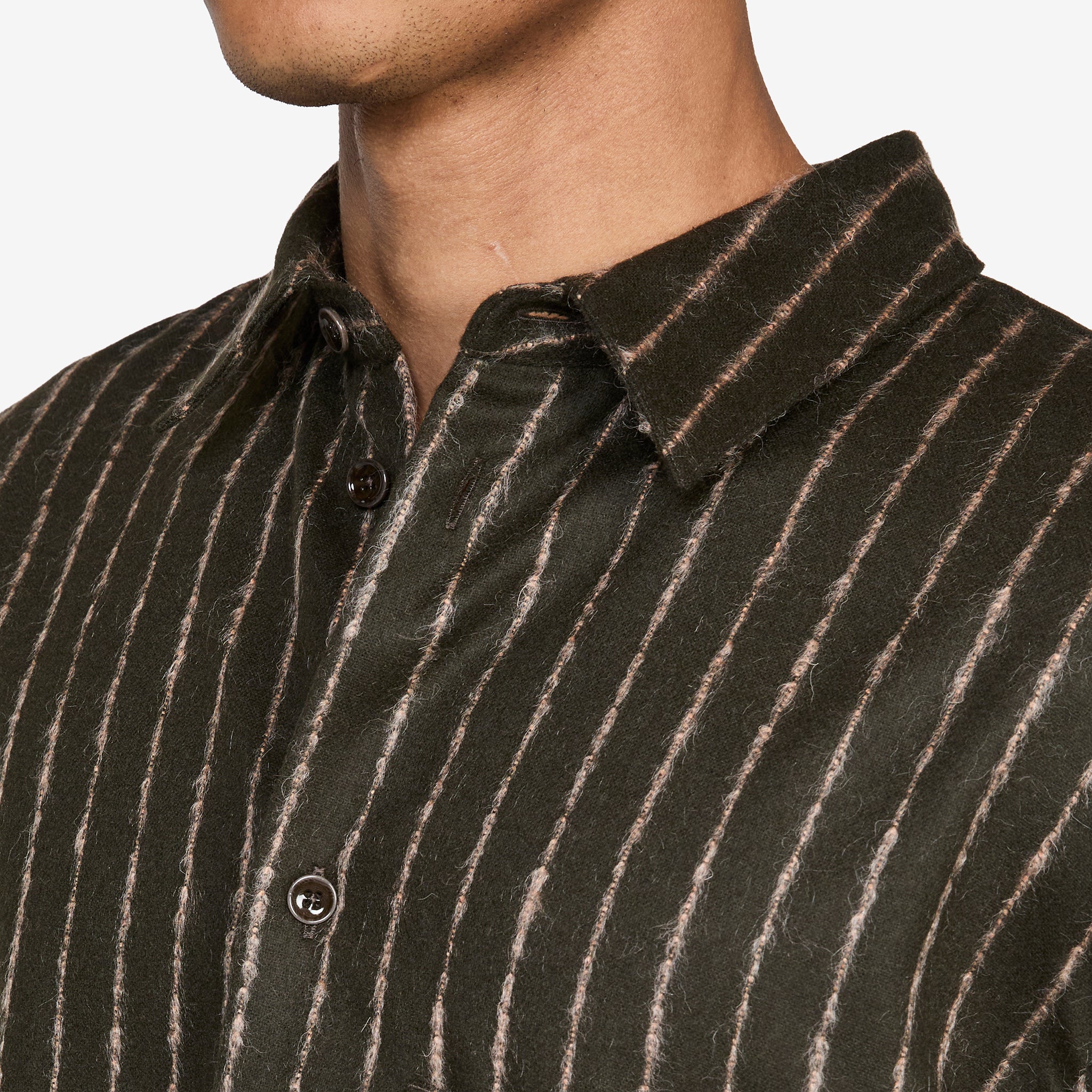Gusto Shirt Salmon Stripe - Image 3