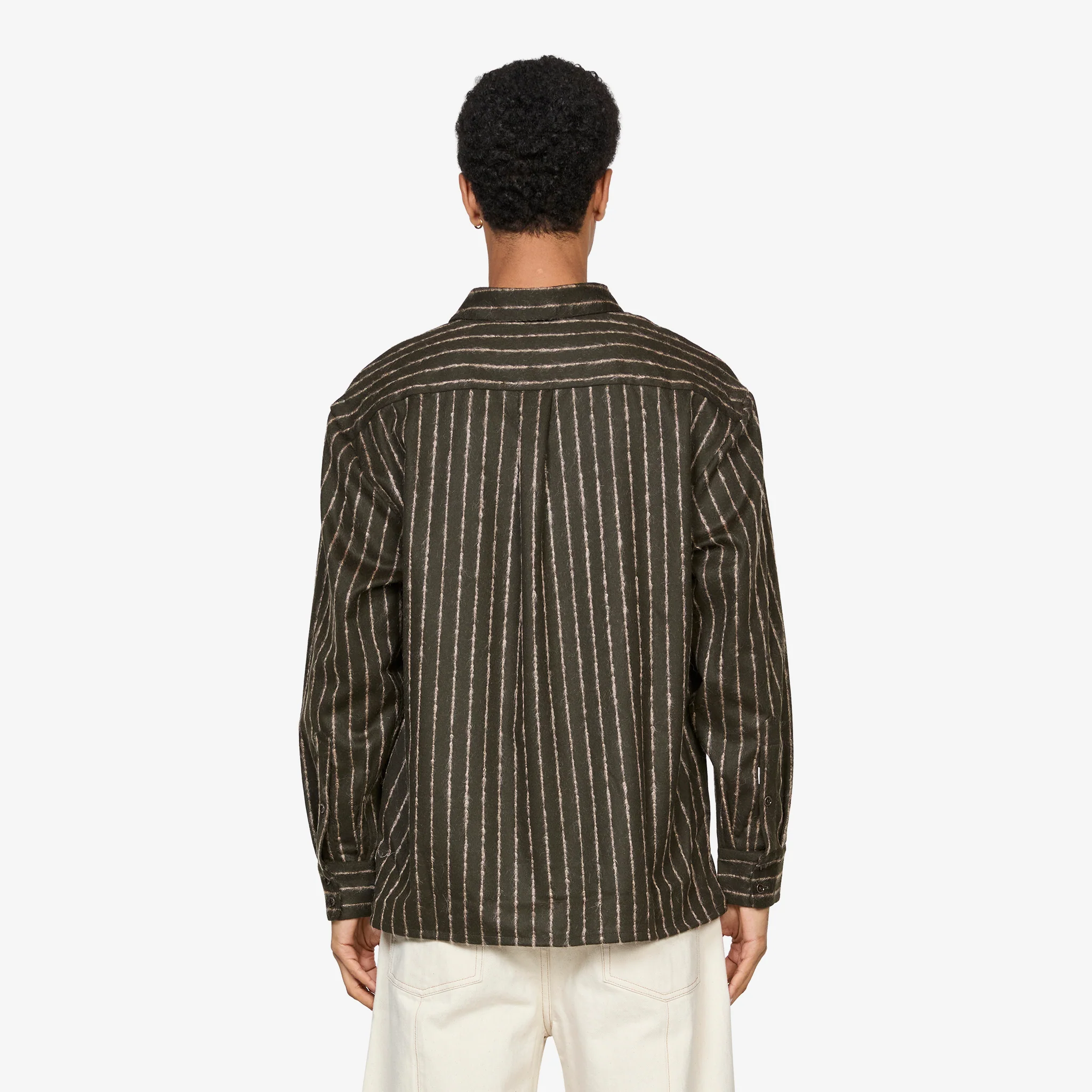 Gusto Shirt Salmon Stripe - Image 4