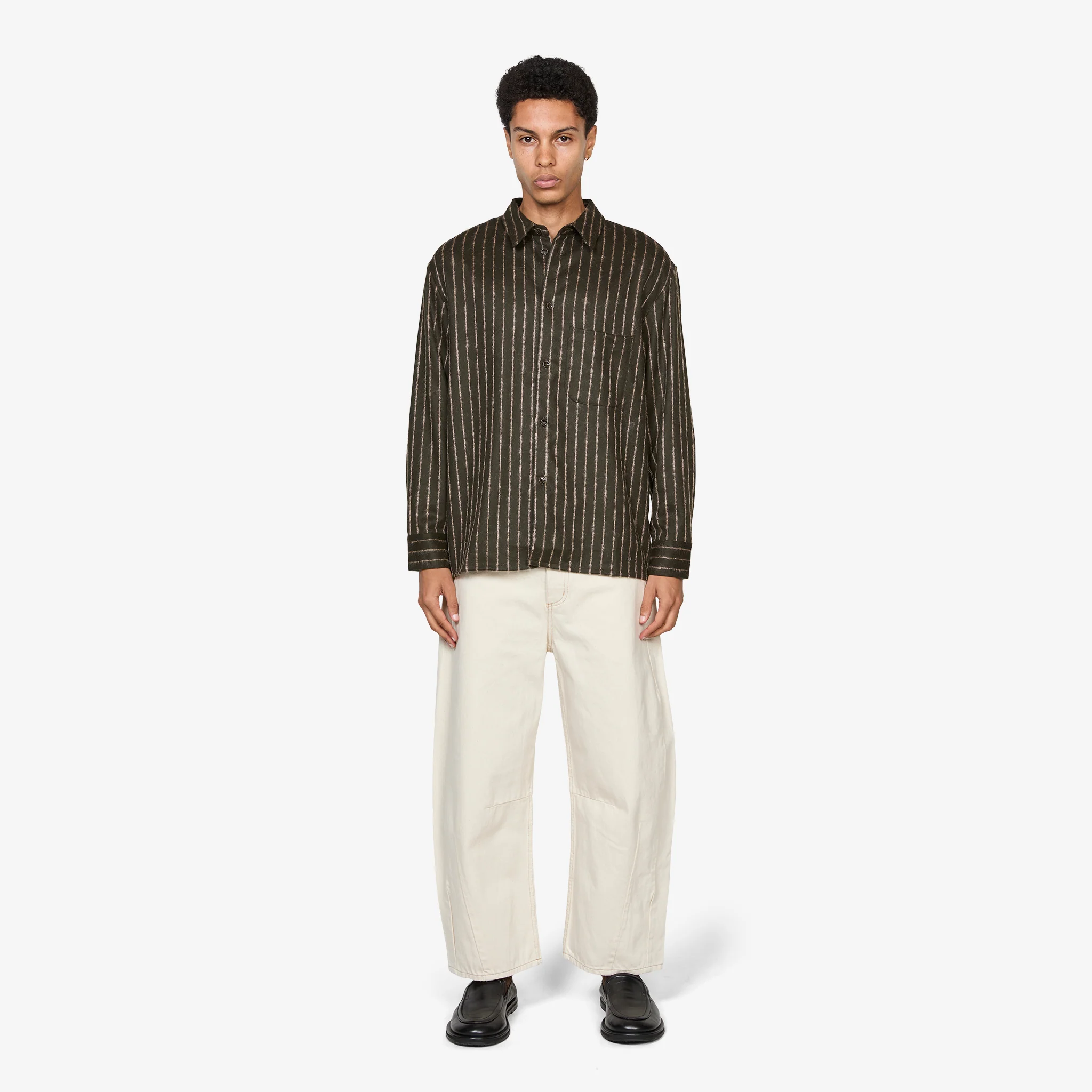 Gusto Shirt Salmon Stripe - Image 5