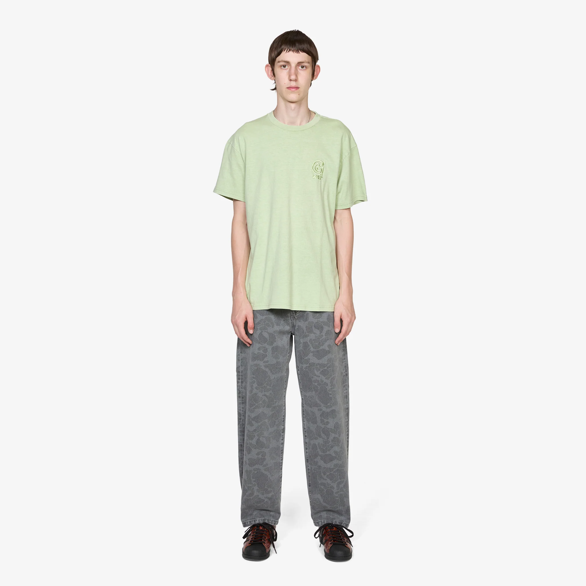 Helix Redux T-Shirt Pale Olive - Image 4