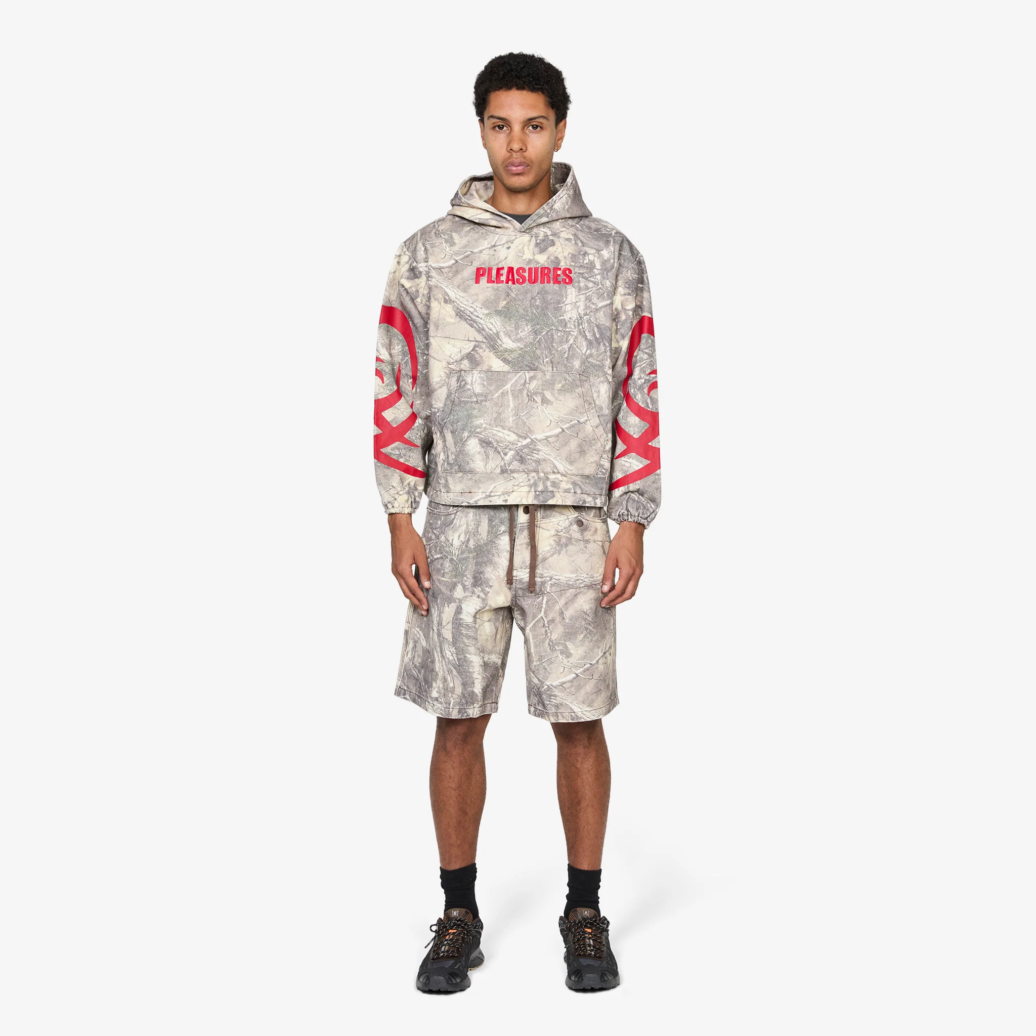 Hunt Canvas Poncho Hoodie Camo - Image 5