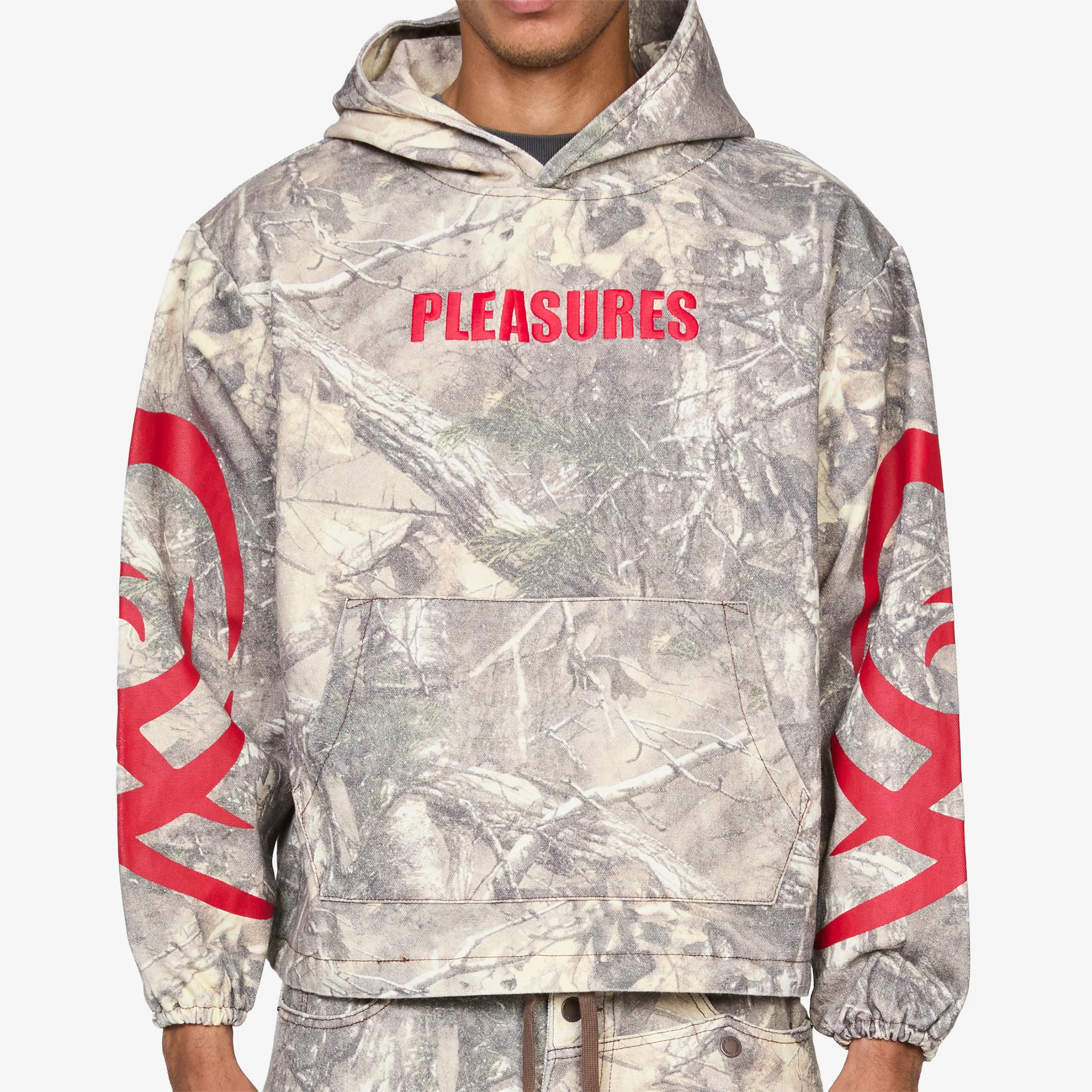 Hunt Canvas Poncho Hoodie Camo - Image 6