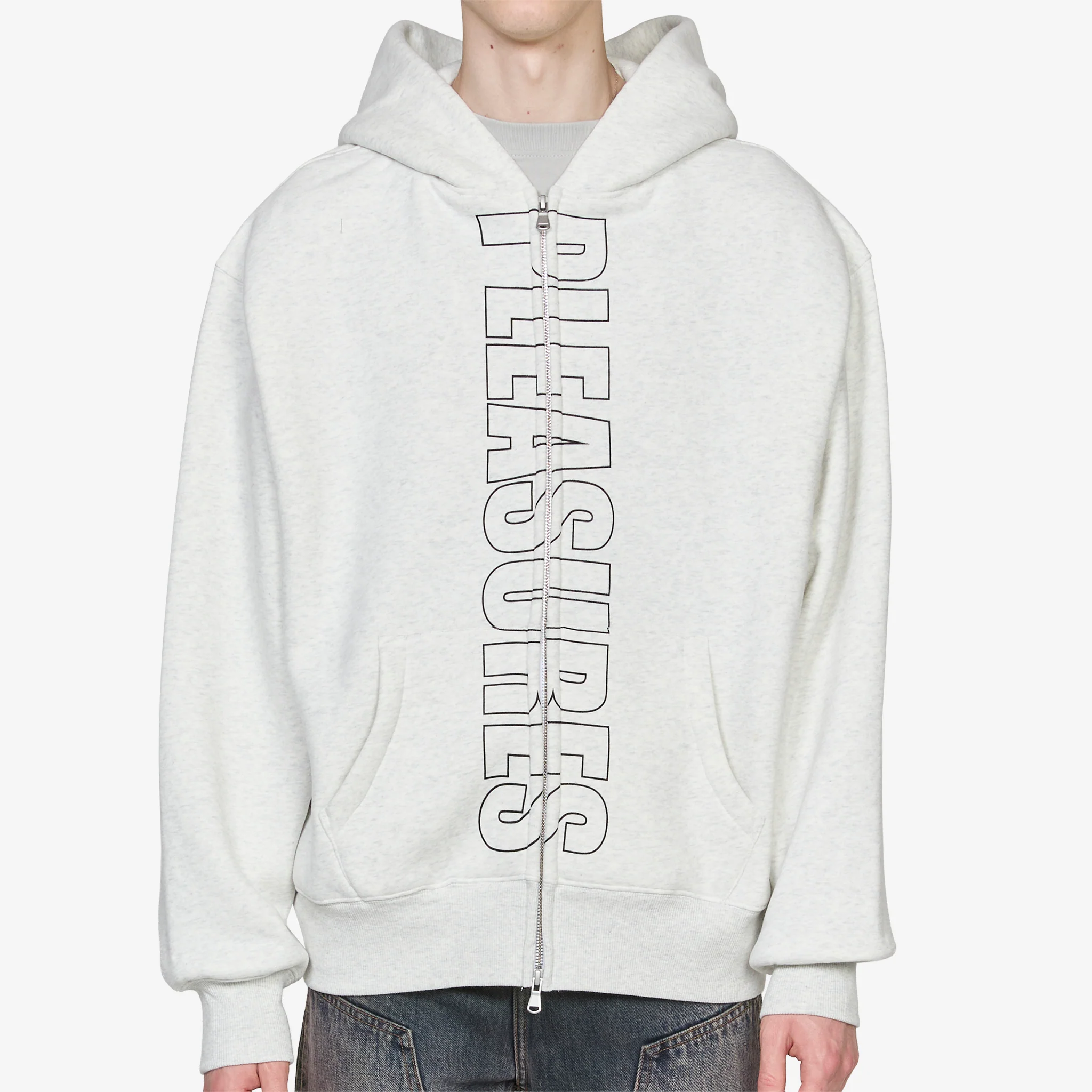 Impact Zip Hoodie Oatmeal - Image 5