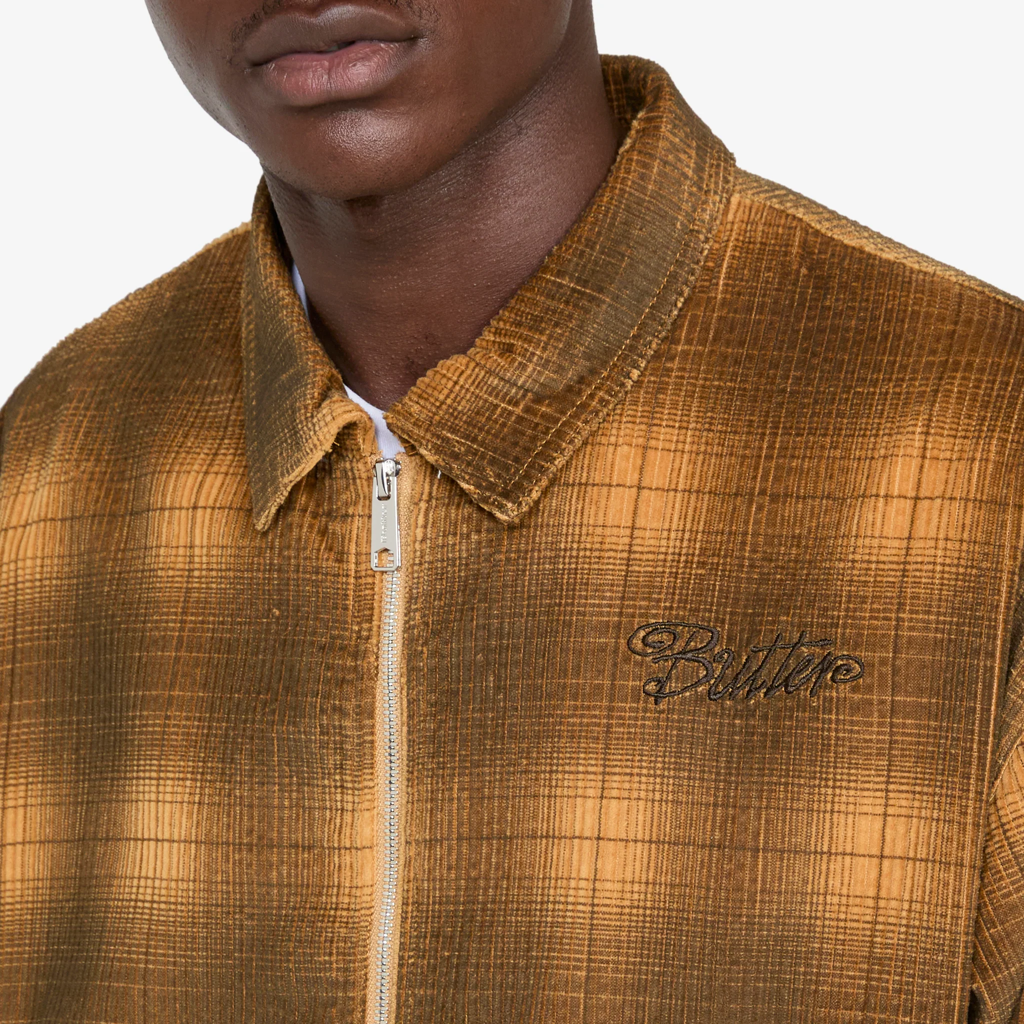 Jive Cord Jacket Mustard Plaid - Image 2