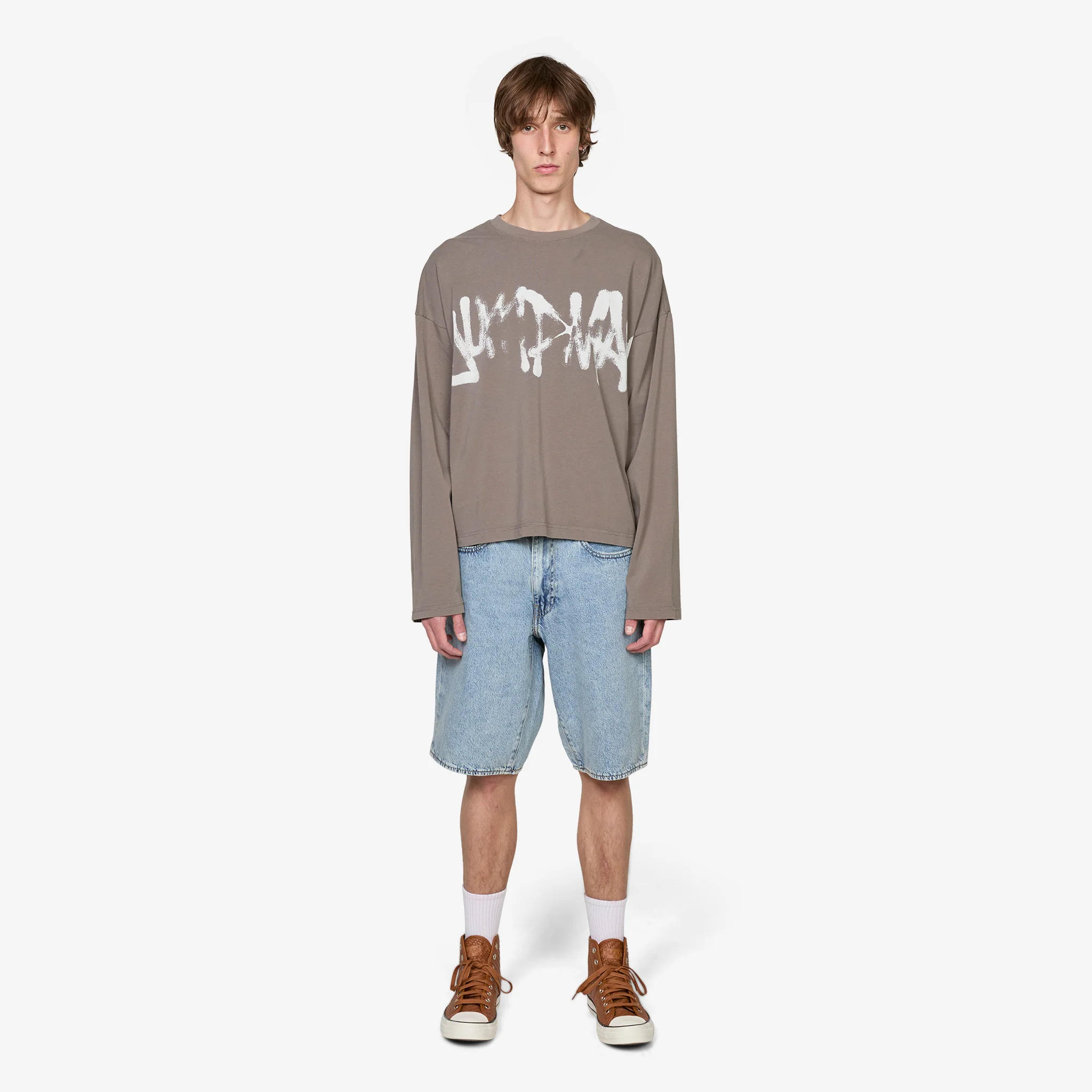 Jumpman Longsleeve T-Shirt Cave Stone - Image 5