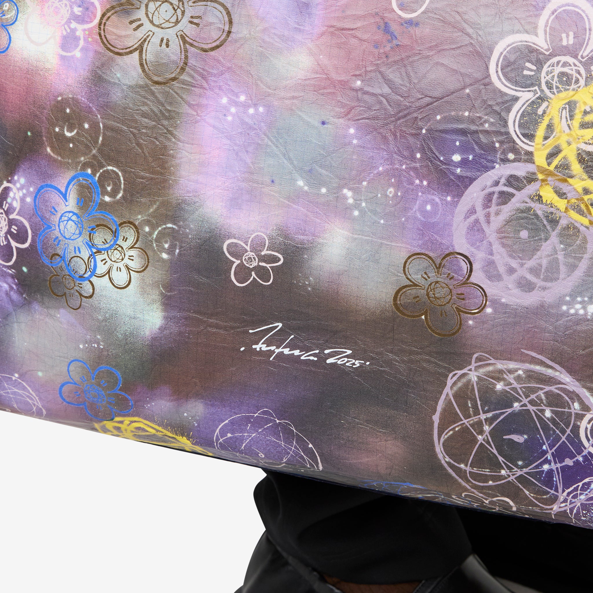 'Kenzo x Futura 2000' Kenzo Paper Large Tote Bag Multicolour - Image 2