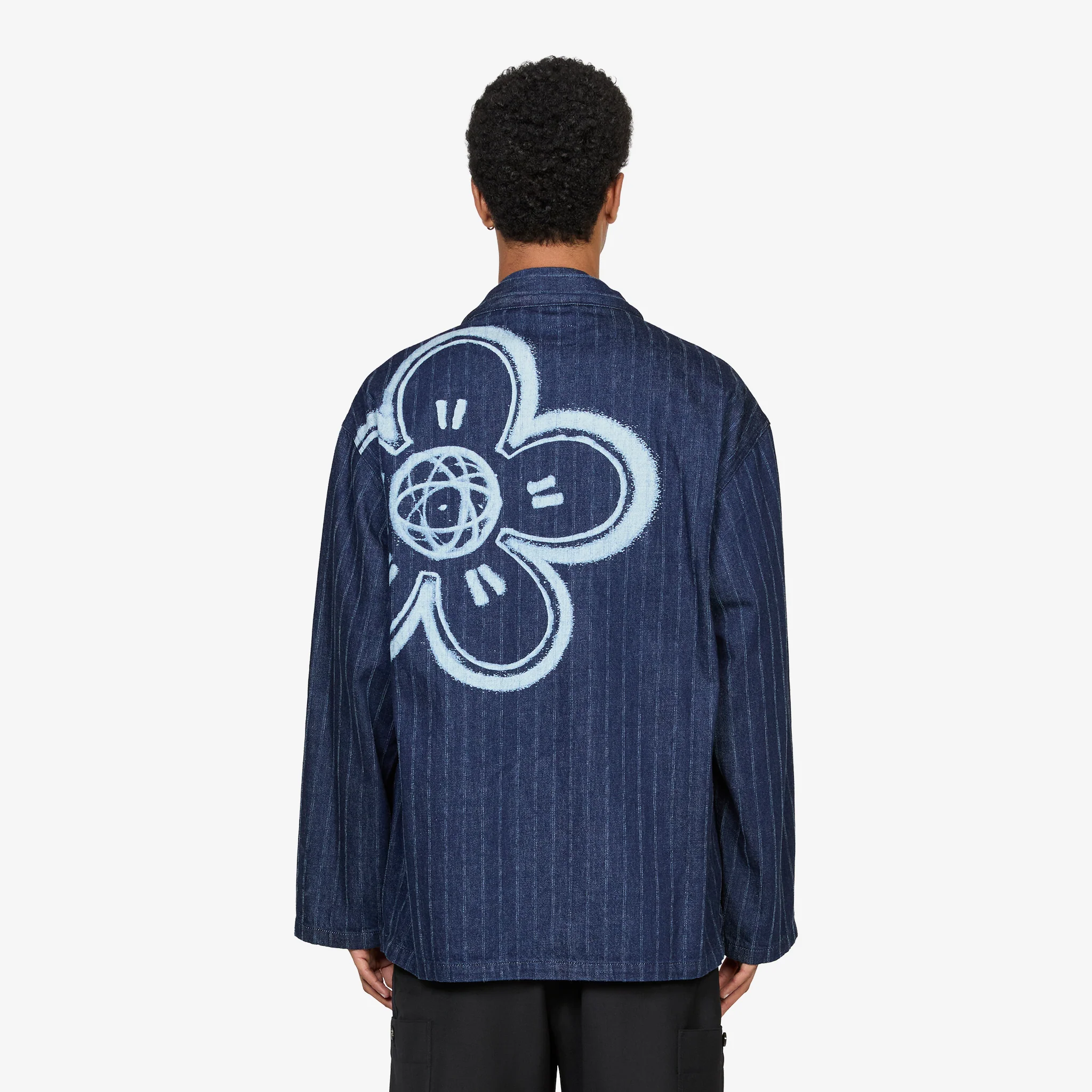 'Kenzo x Futura 2000' Kimono Jacket Rinse Blue Denim - Image 2